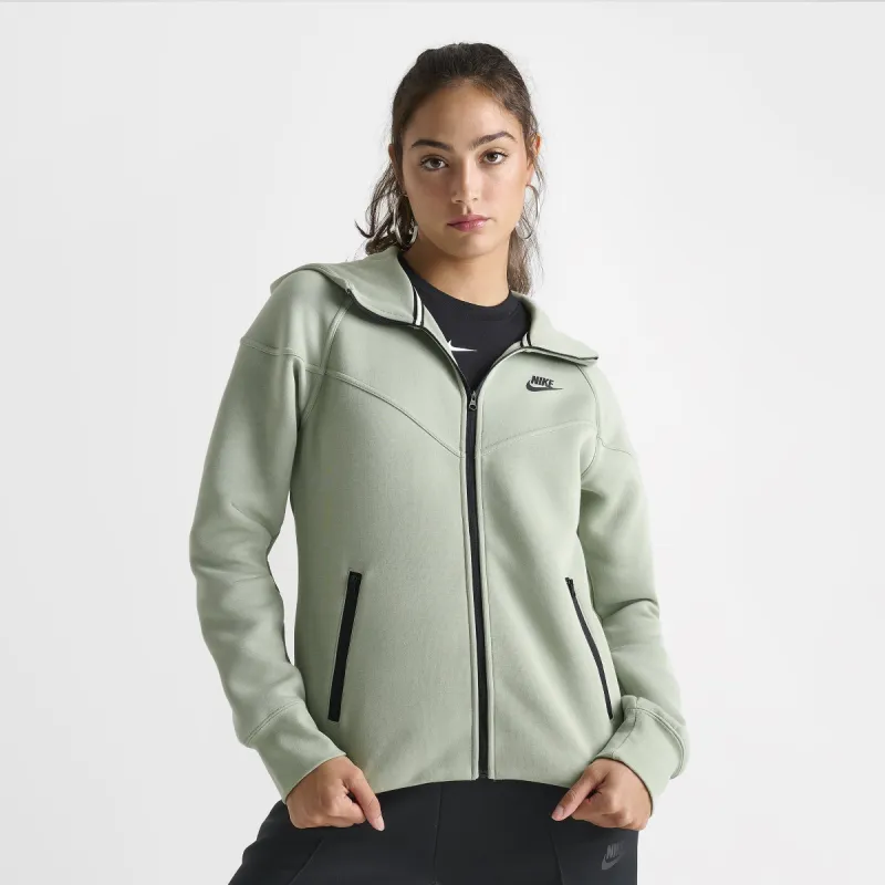 Nike Sportswear Women's Tech Fleece Windrunner Full Zip Hoodie Jade Horizon / Black sold by JD Sports