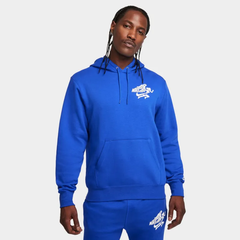 Nike Sportswear Club Hoodie Game Royal / Game Royal - Sail sold by JD Sports