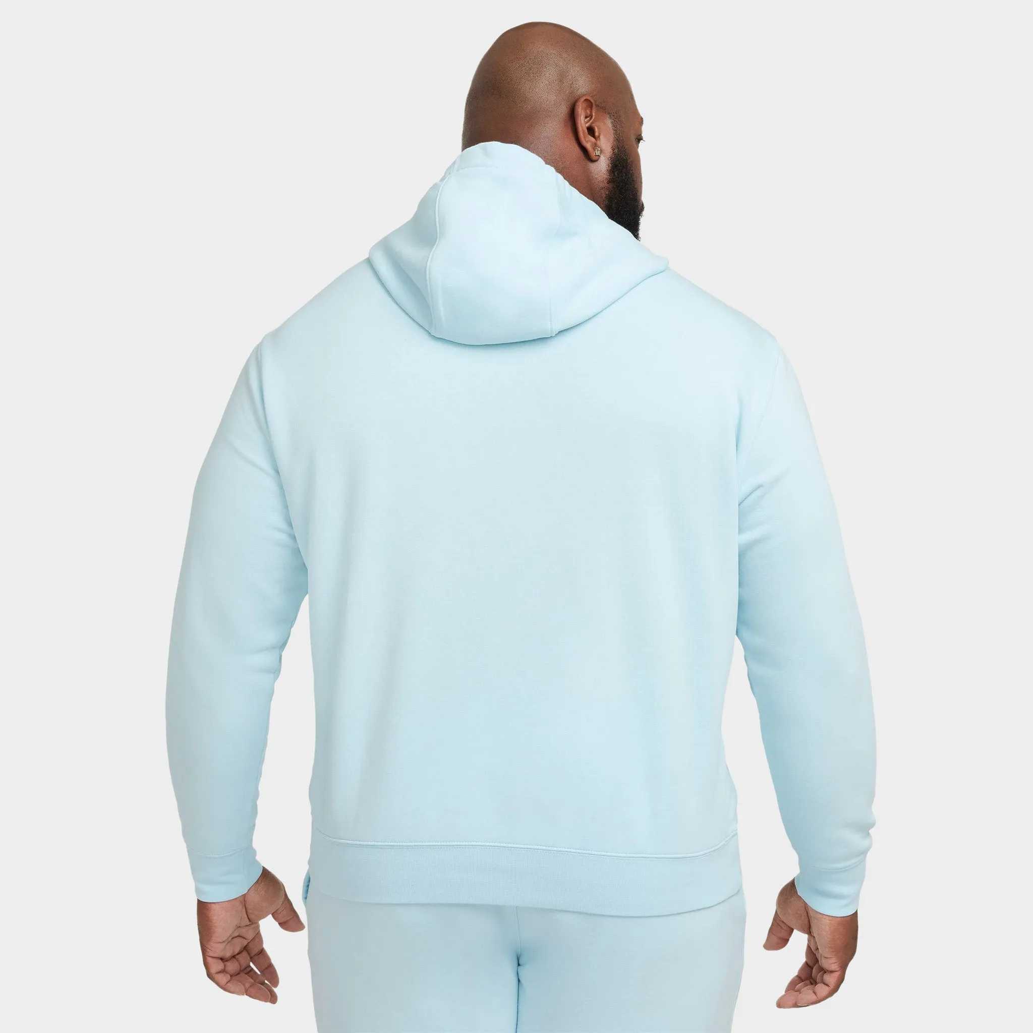 Nike Sportswear Club Fleece Pullover Hoodie Glacier Blue / Glacier Blue - White sold by JD Sports product image thumbnail 2