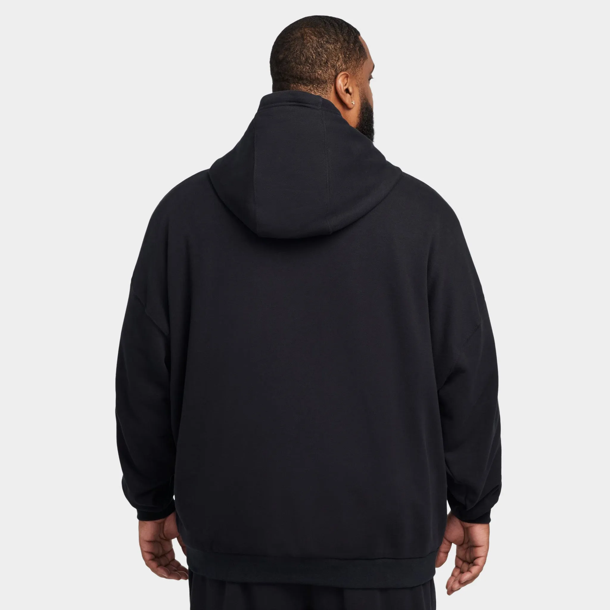 Nike Sportswear Club Fleece Oversized Pullover Hoodie Black / White sold by JD Sports product image thumbnail 2