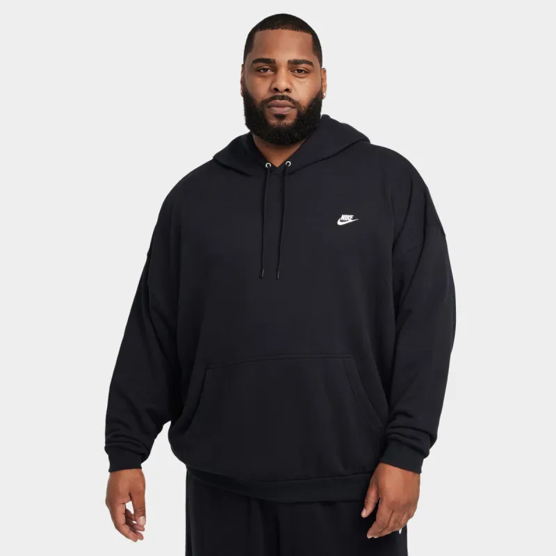 Nike Sportswear Club Fleece Oversized Pullover Hoodie Black / White sold by JD Sports
