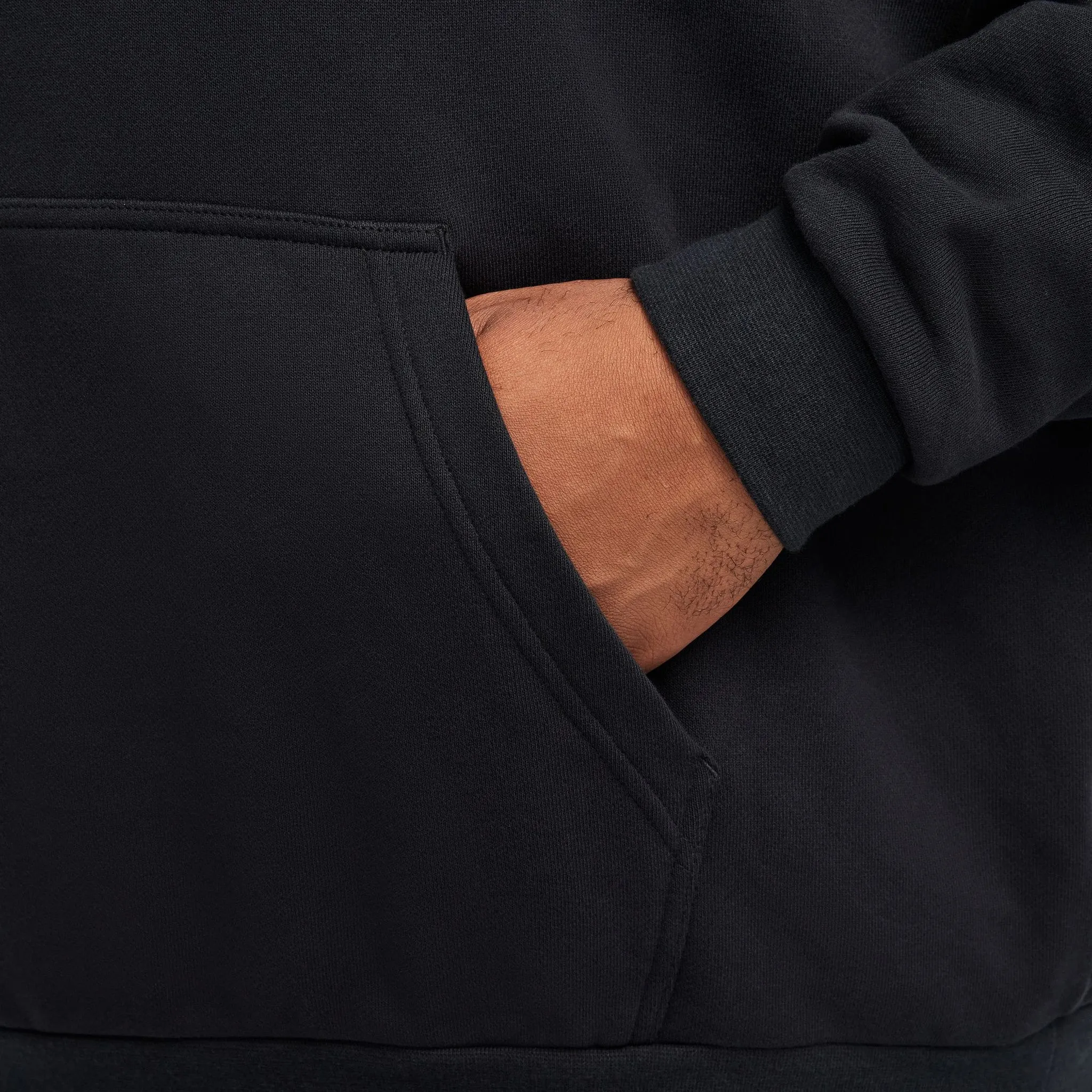 Nike Sportswear Club Fleece Oversized Pullover Hoodie Black / White sold by JD Sports product image thumbnail 5