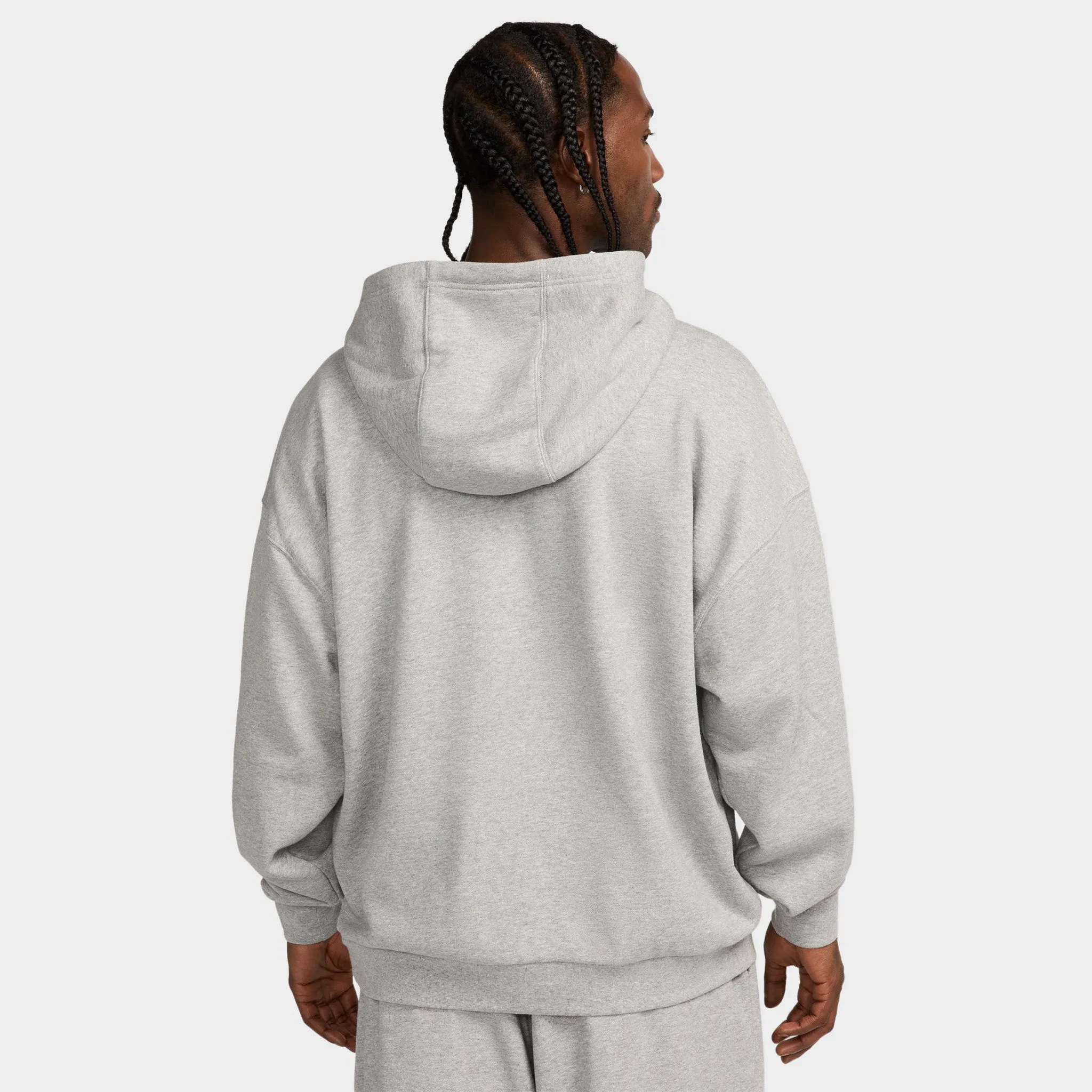 Nike Sportswear Club Fleece Oversized Pullover Hoodie / Dark Grey Heather sold by JD Sports product image thumbnail 2