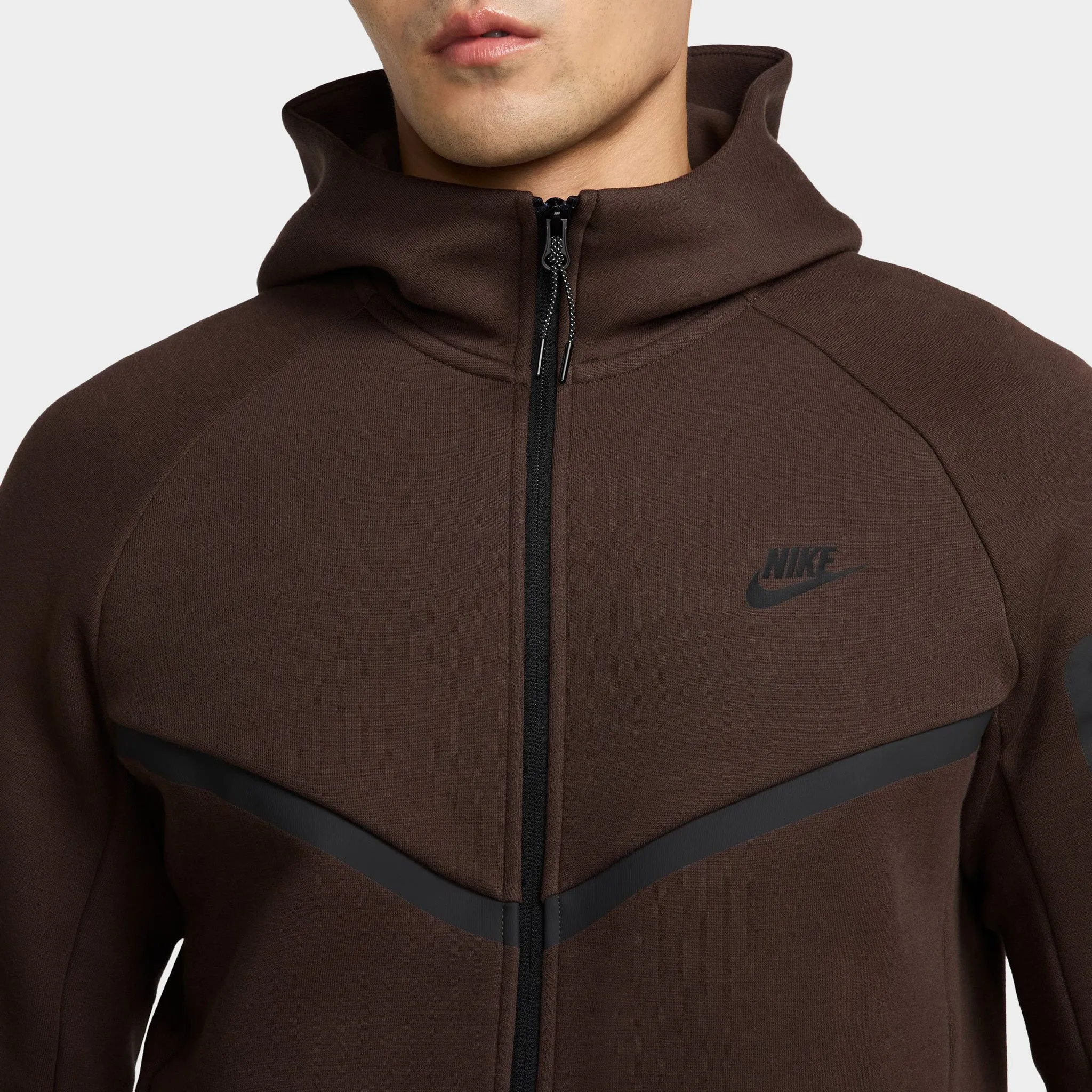 Nike Sportswear Tech Fleece Full Zip Windrunner Baroque Brown / Black sold by JD Sports product image thumbnail 3