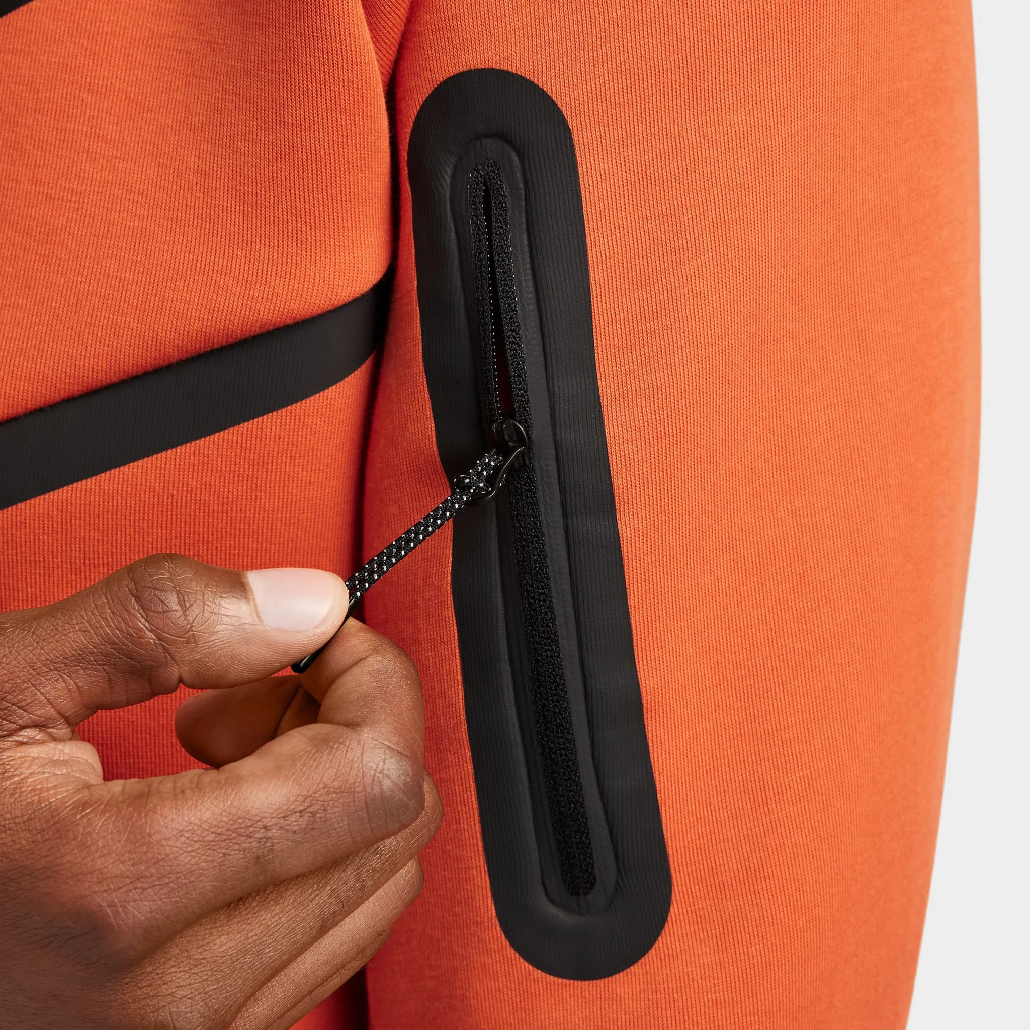 Nike Tech Fleece Full-Zip Windrunner Hoodie Vintage Coral / Black sold by JD Sports product image thumbnail 5