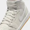 Jordan Women's 1 Mid Phantom / White - Gum sold by JD Sports