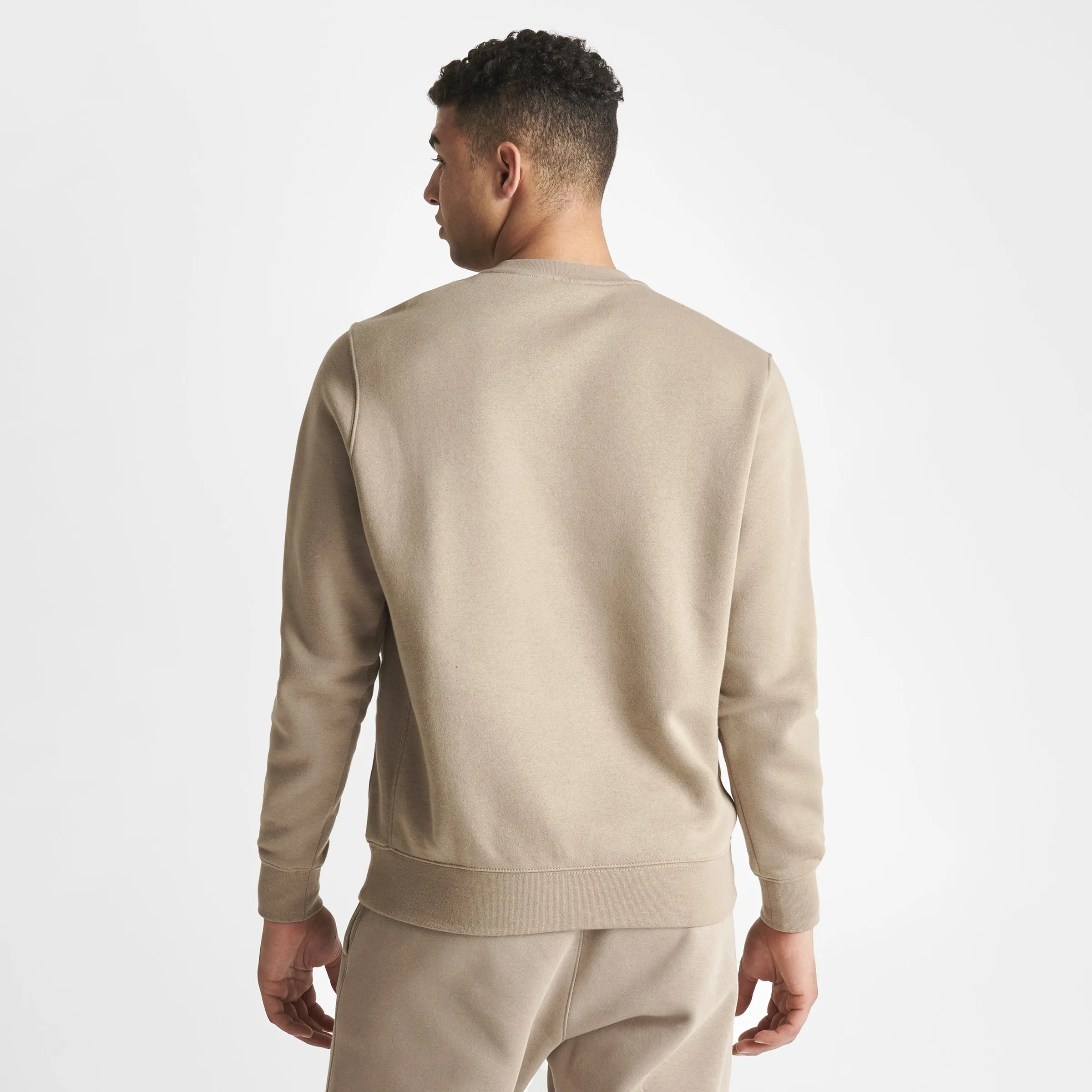 Nike Sportswear Club Fleece Crewneck Khaki / White sold by JD Sports product image thumbnail 2