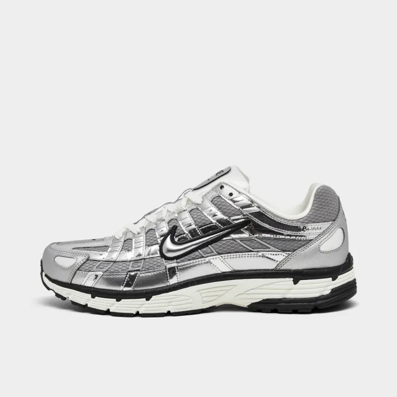 Nike P-6000 Metallic Silver / Sail sold by JD Sports