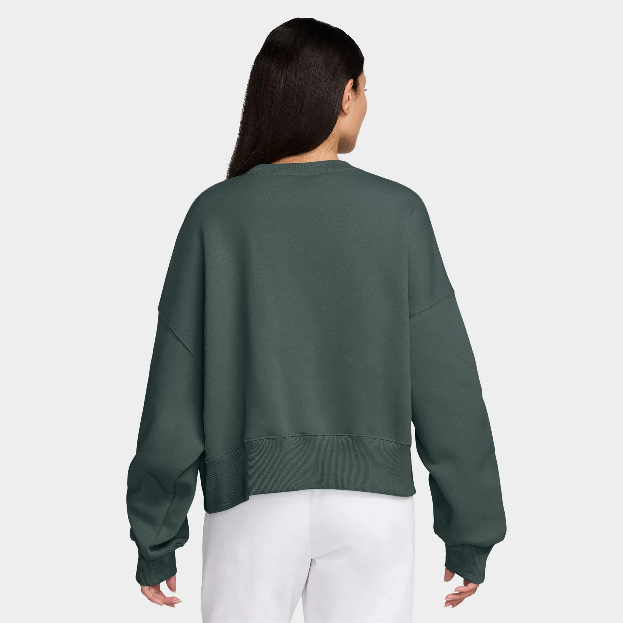 Nike Sportswear Women's Phoenix Fleece Over-Oversized Crewneck Vintage Green / Jade Horizon sold by JD Sports product image thumbnail 2