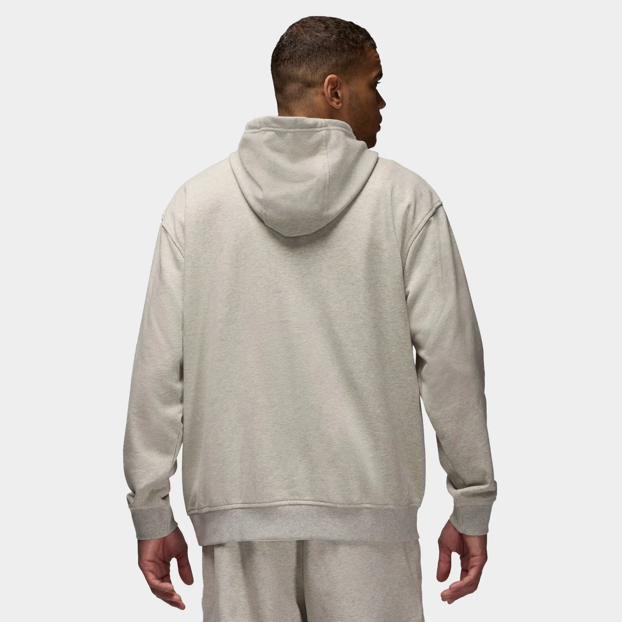 Jordan Dri-FIT Sport Crossover Fleece Pullover Hoodie Grey Heather / White sold by JD Sports product image thumbnail 2