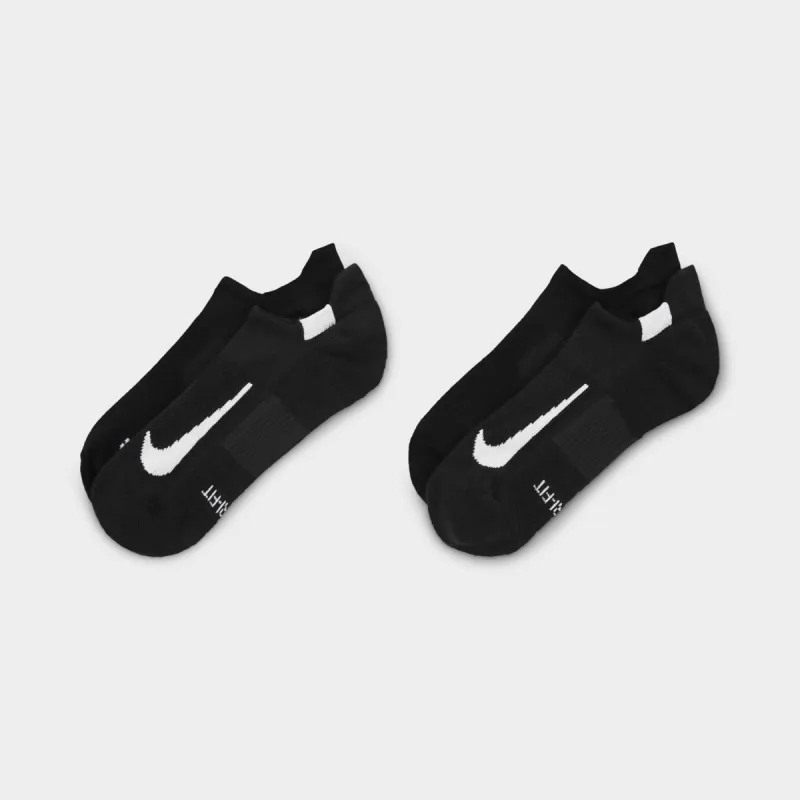 Nike Multiplier Running No-Show Socks (2 Pack) / Black sold by JD Sports