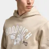 Hoodrich Conquer Hoodie Oxford Tan / White - Ashphalt sold by JD Sports