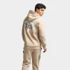 Hoodrich Conquer Hoodie Oxford Tan / White - Ashphalt sold by JD Sports