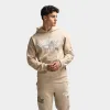 Hoodrich Conquer Hoodie Oxford Tan / White - Ashphalt sold by JD Sports