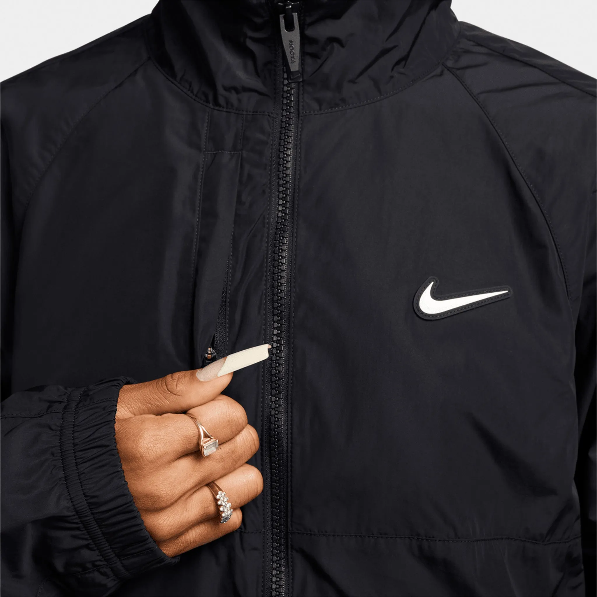 Nike Nocta NRG Woven Track Jacket Black / White sold by JD Sports product image thumbnail 5