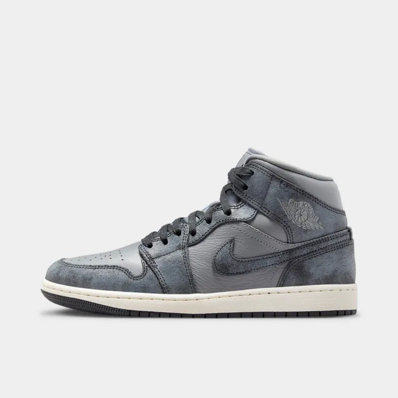 Jordan Women's 1 Mid SE Smoke Grey / Off Noir - Sail sold by JD Sports