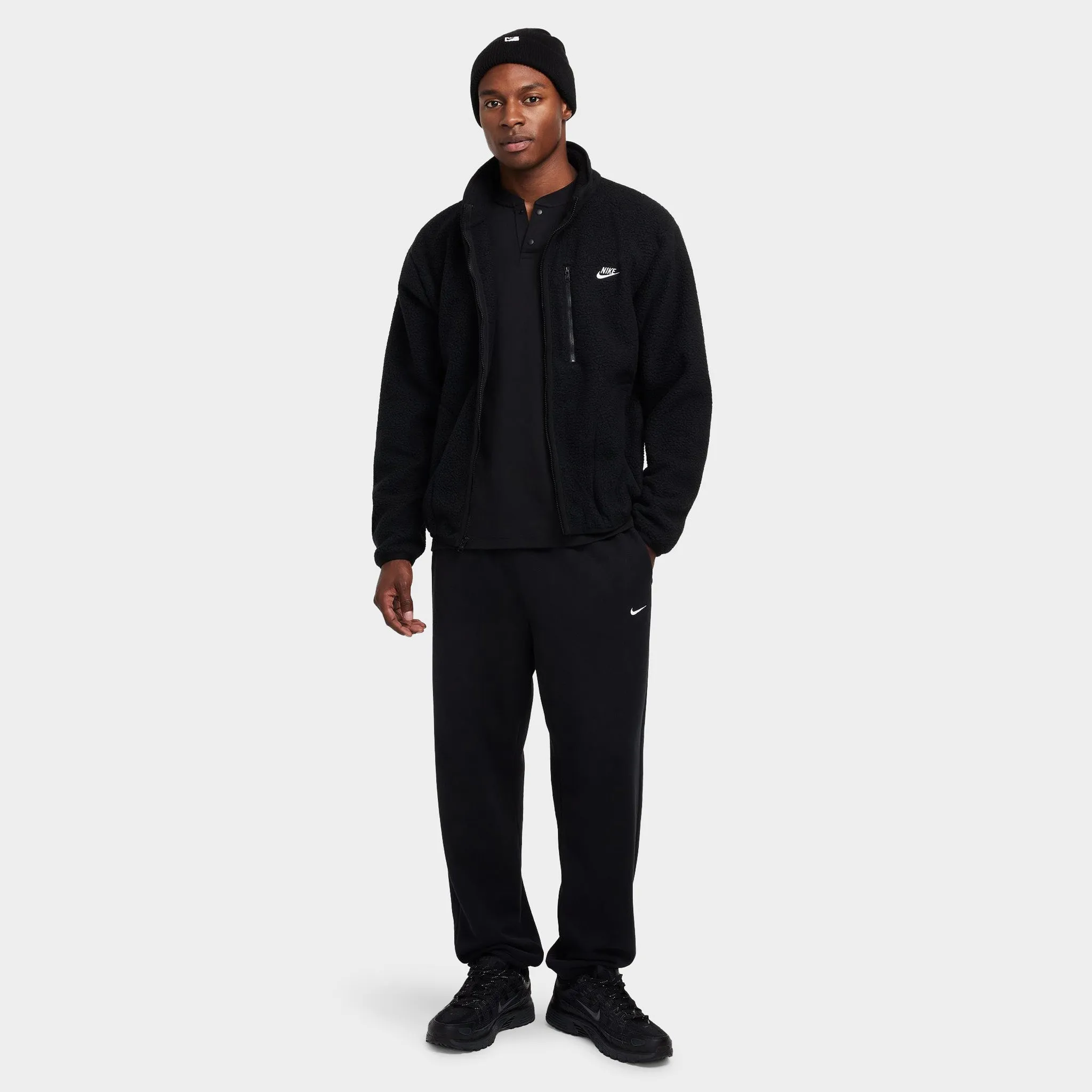 Nike Sportswear Club Fleece Jacket Black / White sold by JD Sports product image thumbnail 5