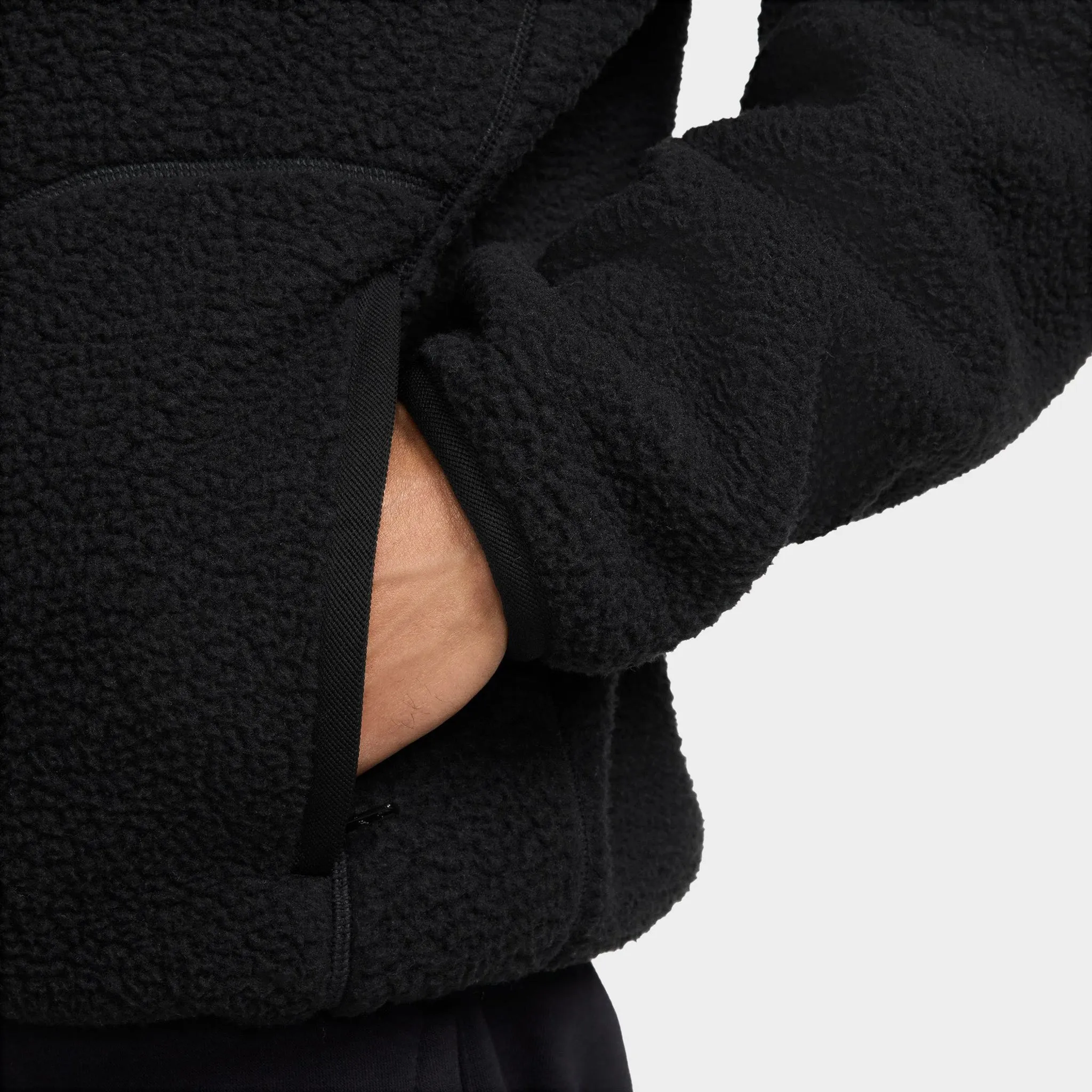 Nike Sportswear Club Fleece Jacket Black / White sold by JD Sports product image thumbnail 4