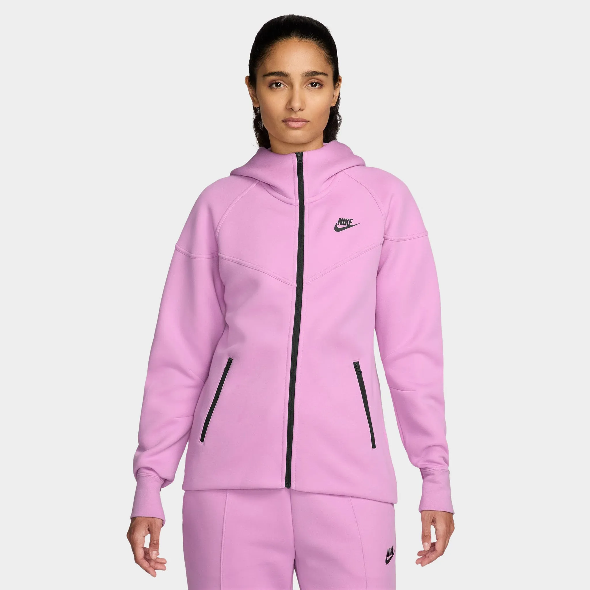 NSW Women's Tech Fleece Windrunner Beyond Pink / Black sold by JD Sports