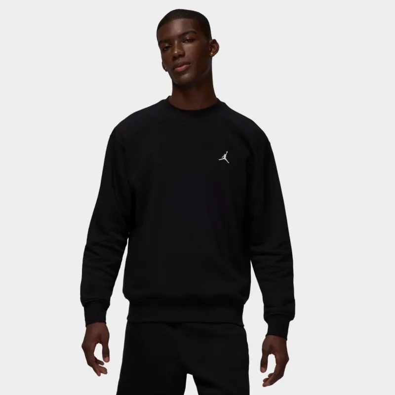 Jordan Brooklyn Fleece Crewneck Black / White sold by JD Sports