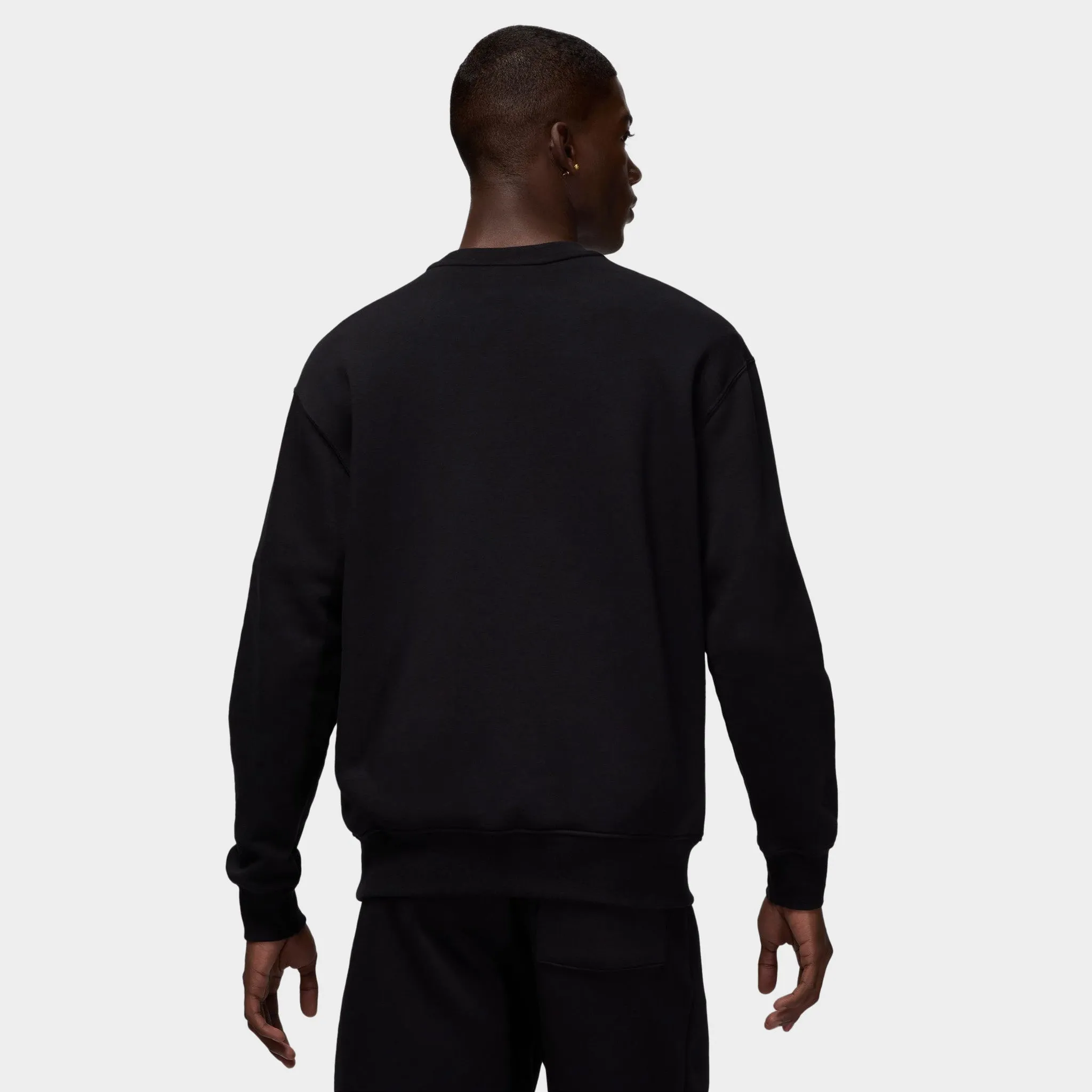 Jordan Brooklyn Fleece Crewneck Black / White sold by JD Sports product image thumbnail 2