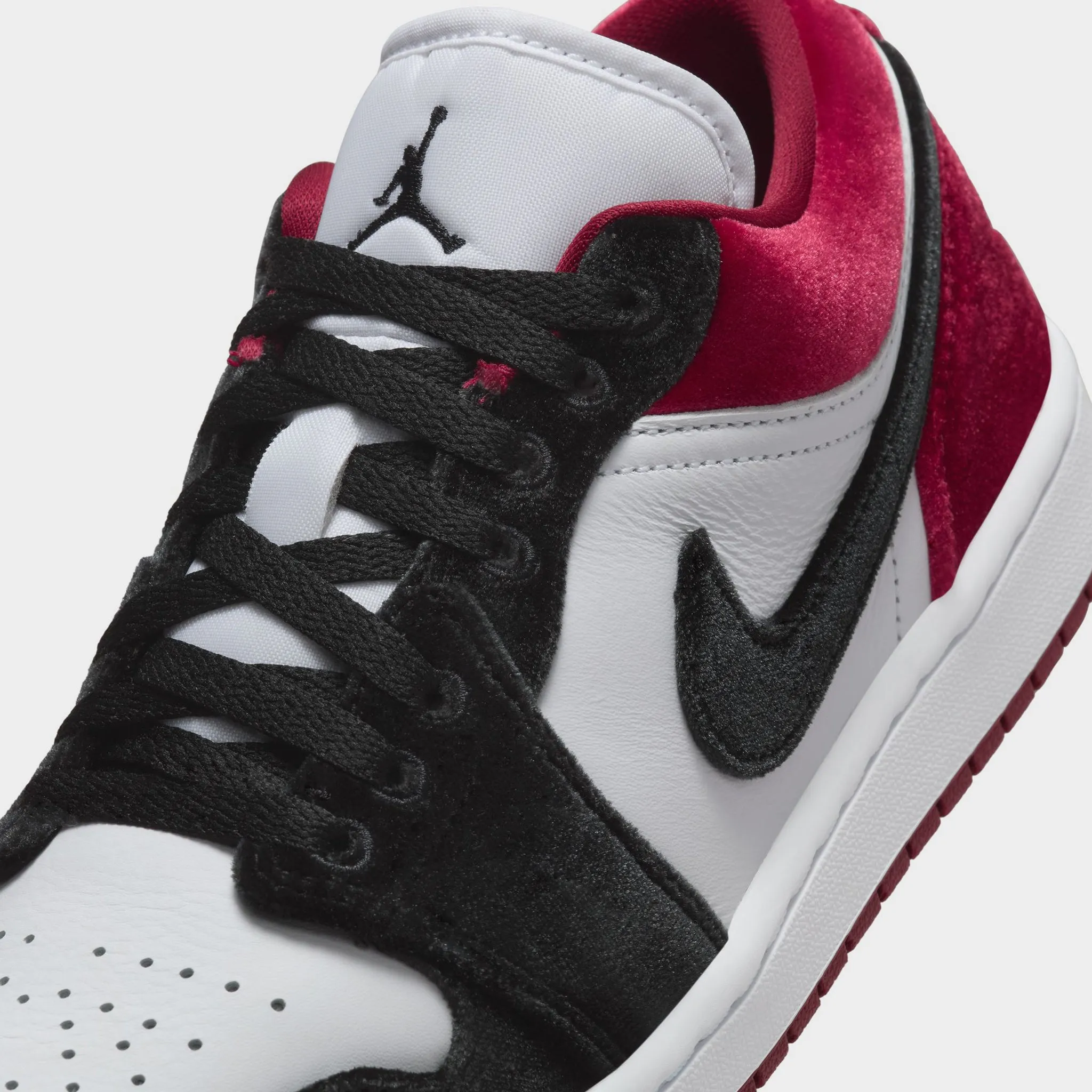 Jordan Women's 1 Low SE Black / White - Team Red sold by JD Sports product image thumbnail 3