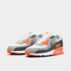 Nike Air Max 90 Summit White / Smoke Grey - Safety Orange sold by JD Sports