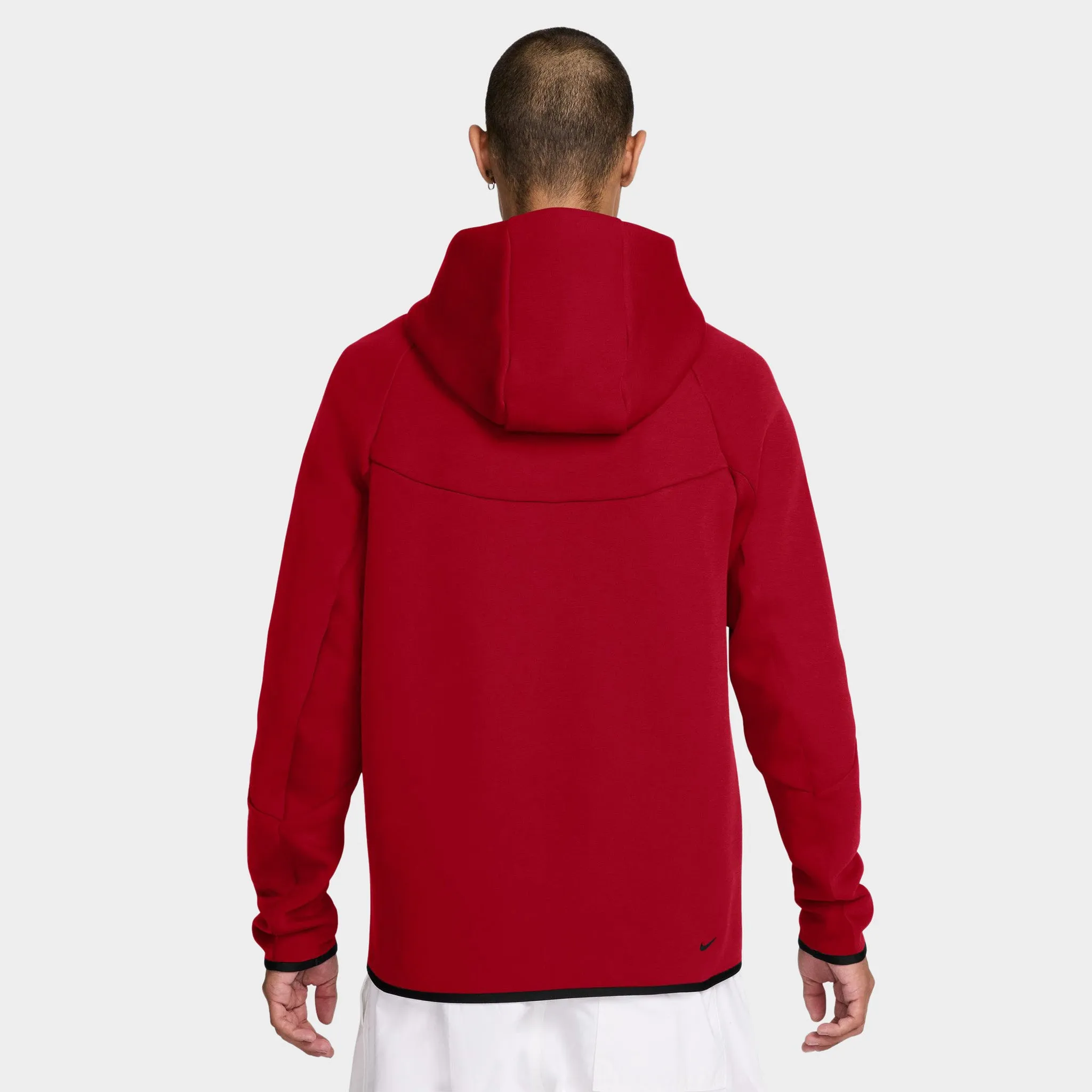 Nike Tech Fleece Full-Zip Windrunner Hoodie Gym Red / Black sold by JD Sports product image thumbnail 2