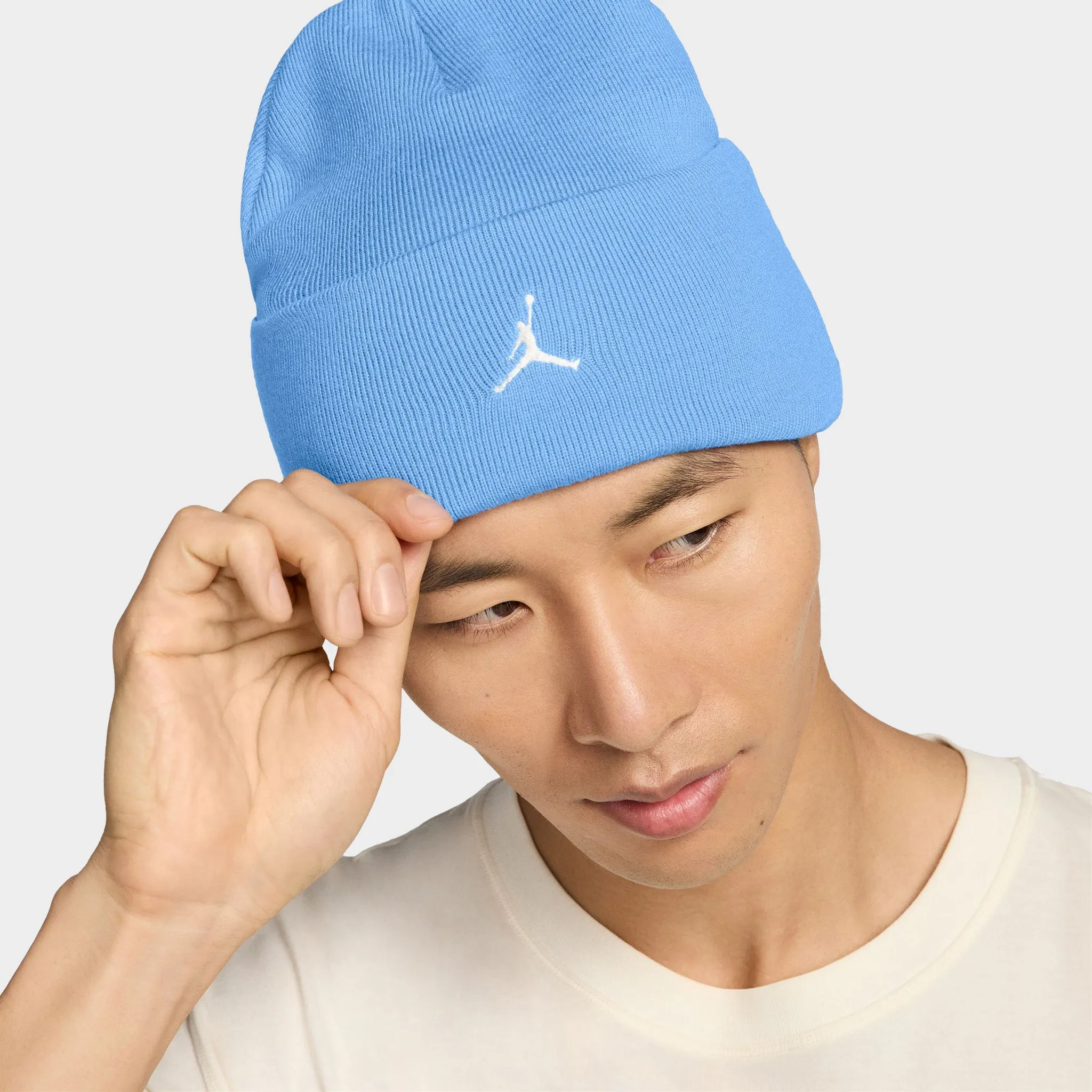 Jordan Peak Essential Beanie Blue / White sold by JD Sports product image thumbnail 4