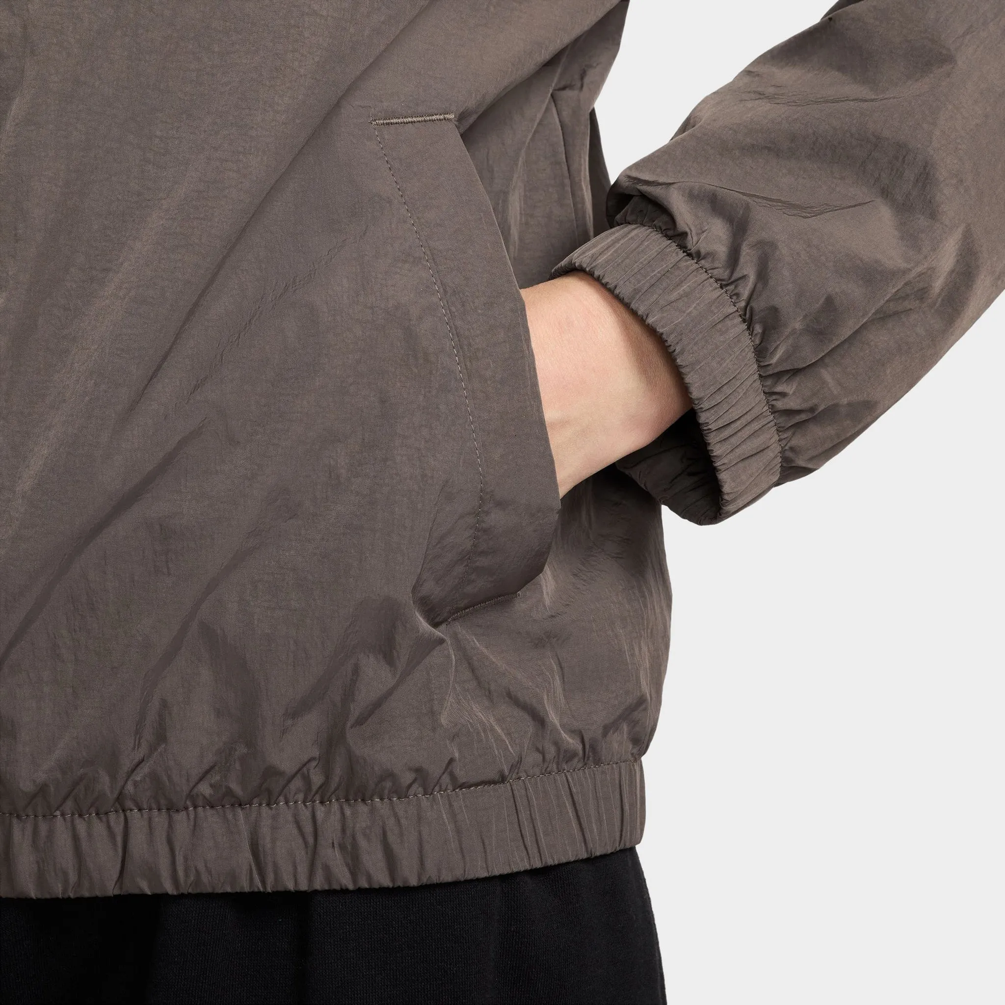 Nike Sportswear Women's Loose UV Woven Full Zip Jacket Ironstone / White sold by JD Sports product image thumbnail 3