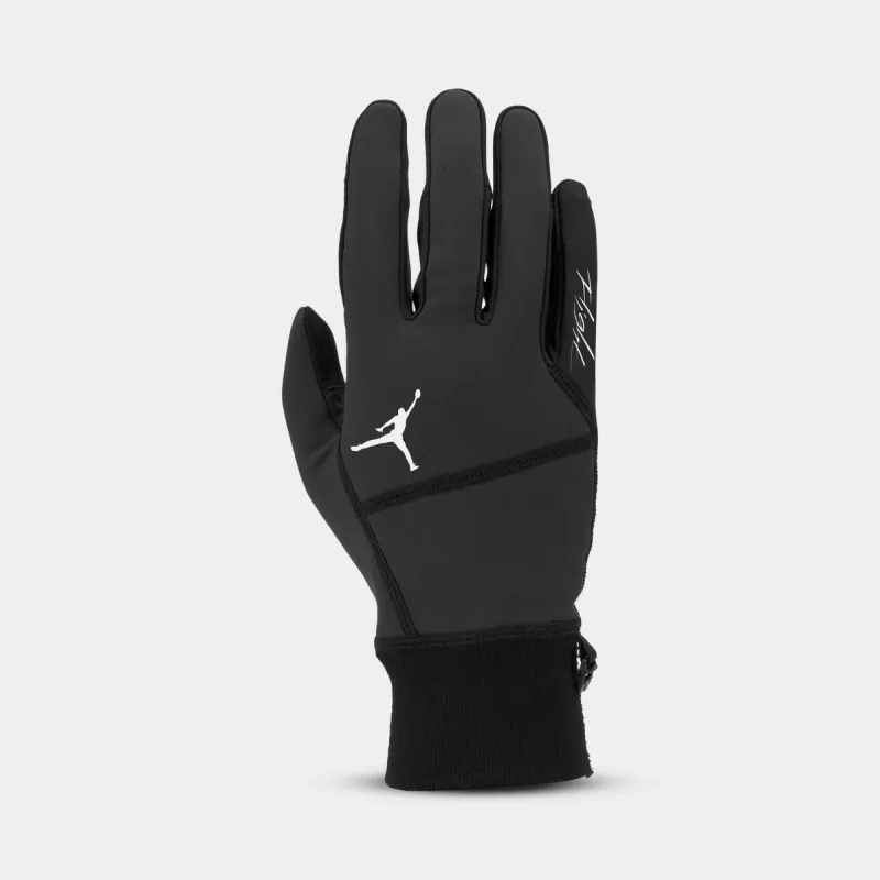 Jordan Hyperstorm Fleece Gloves (L) Black / Black - Sail made by Jordan