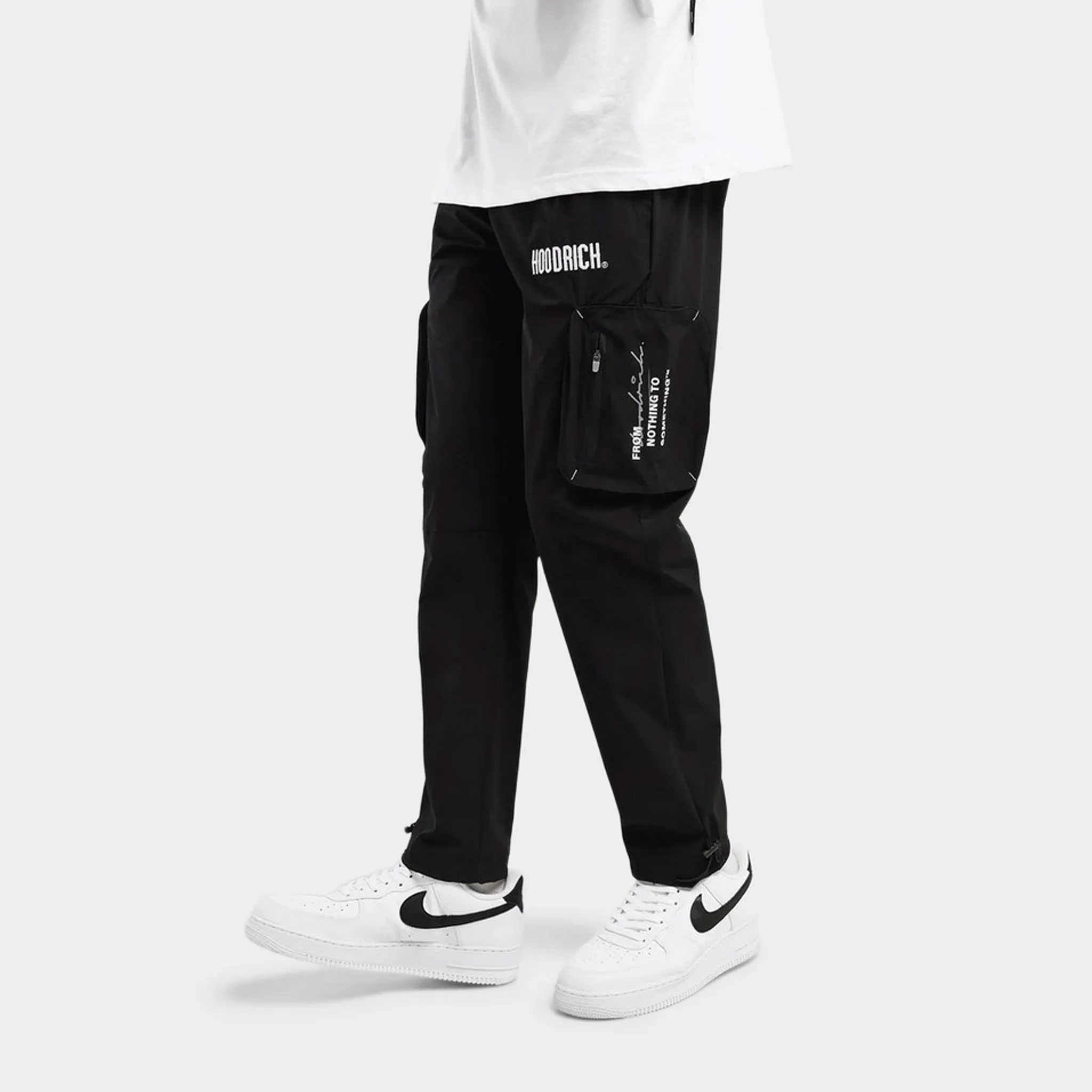 Hoodrich Coalition Woven Cargo Pants Black / White - Lychee sold by JD Sports
