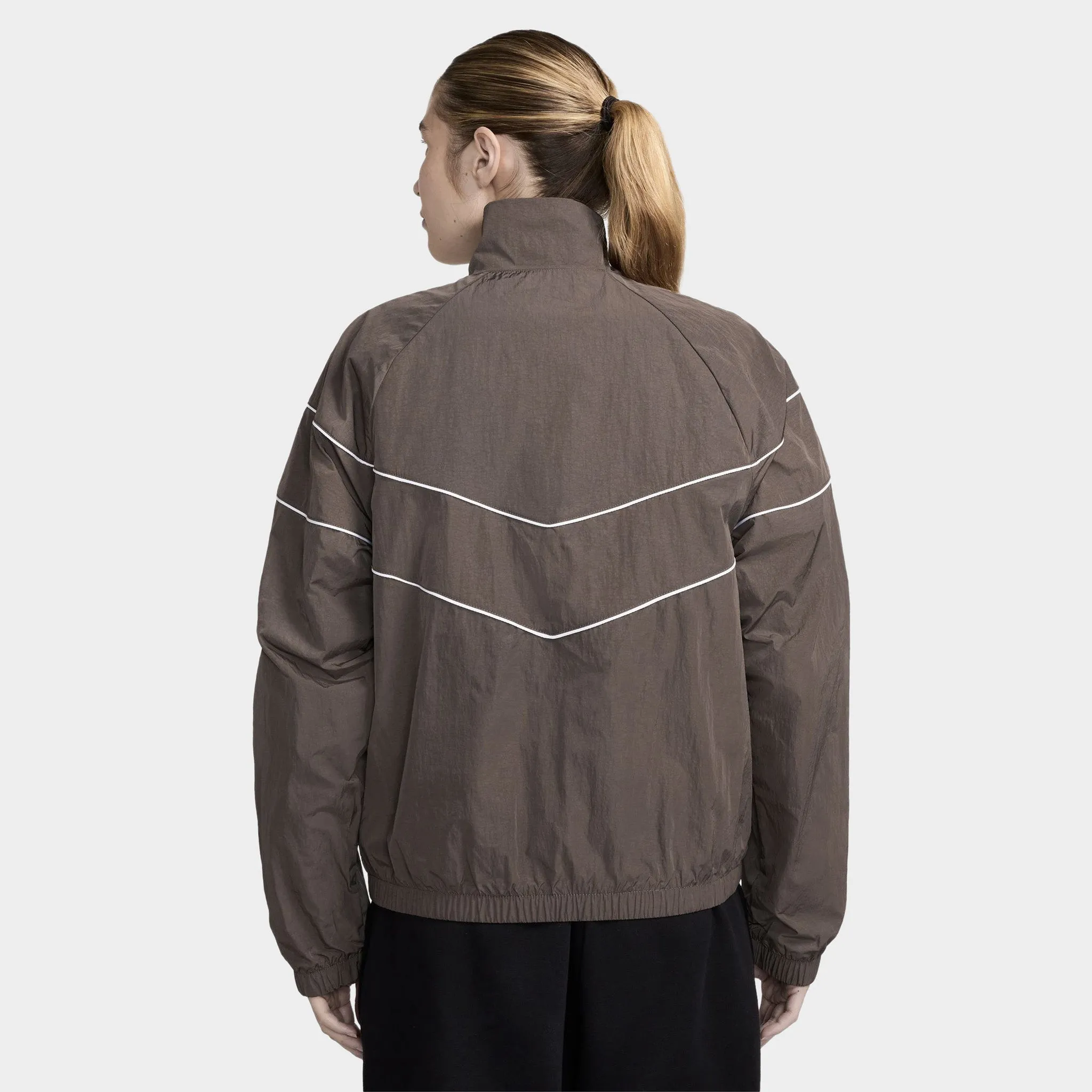 Nike Windrunner Women's Loose UV Woven Full Zip Jacket Ironstone / White sold by JD Sports product image thumbnail 2