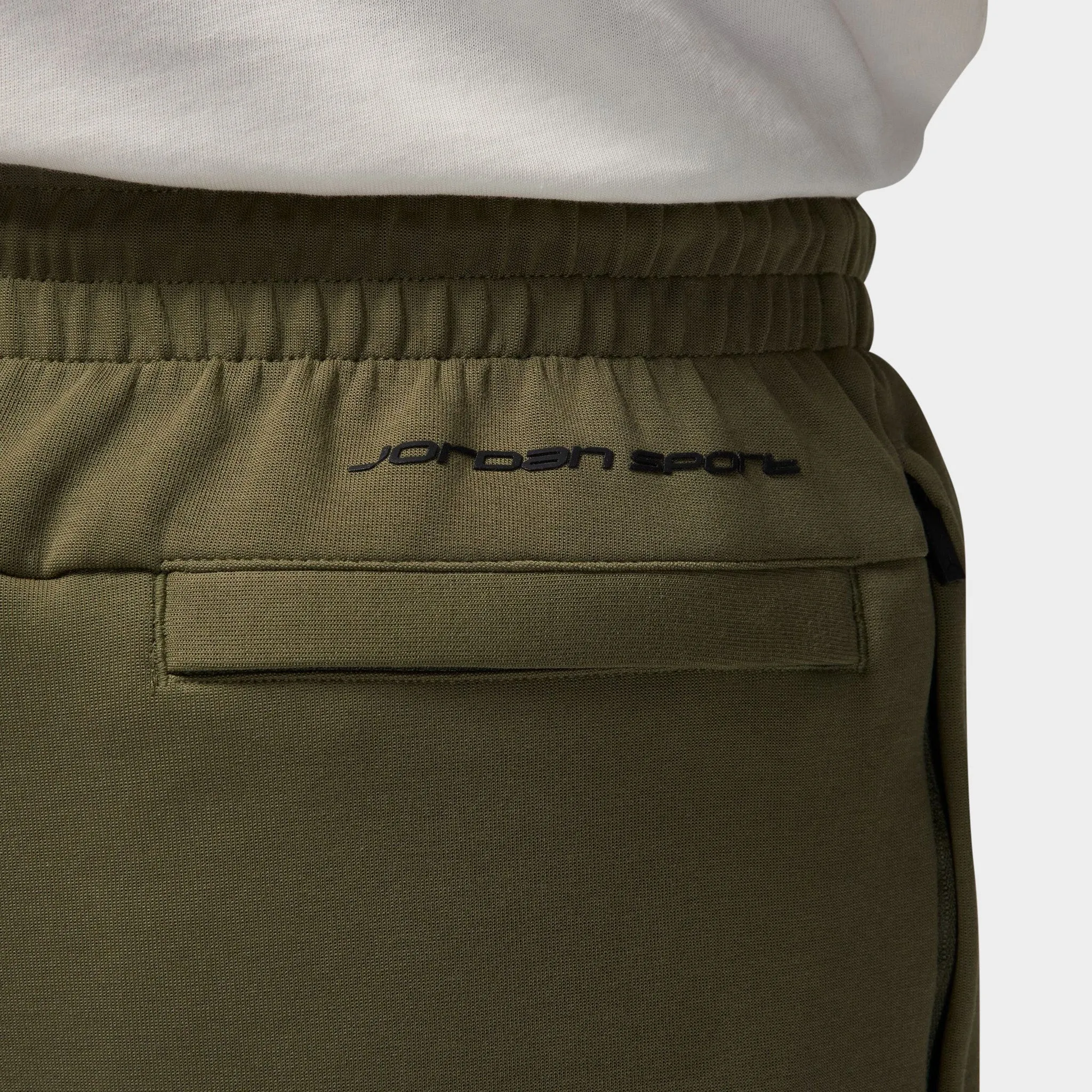 Jordan Sport Hoop Fleece Dri-FIT Pants Medium Olive / Cargo Khaki sold by JD Sports product image thumbnail 4