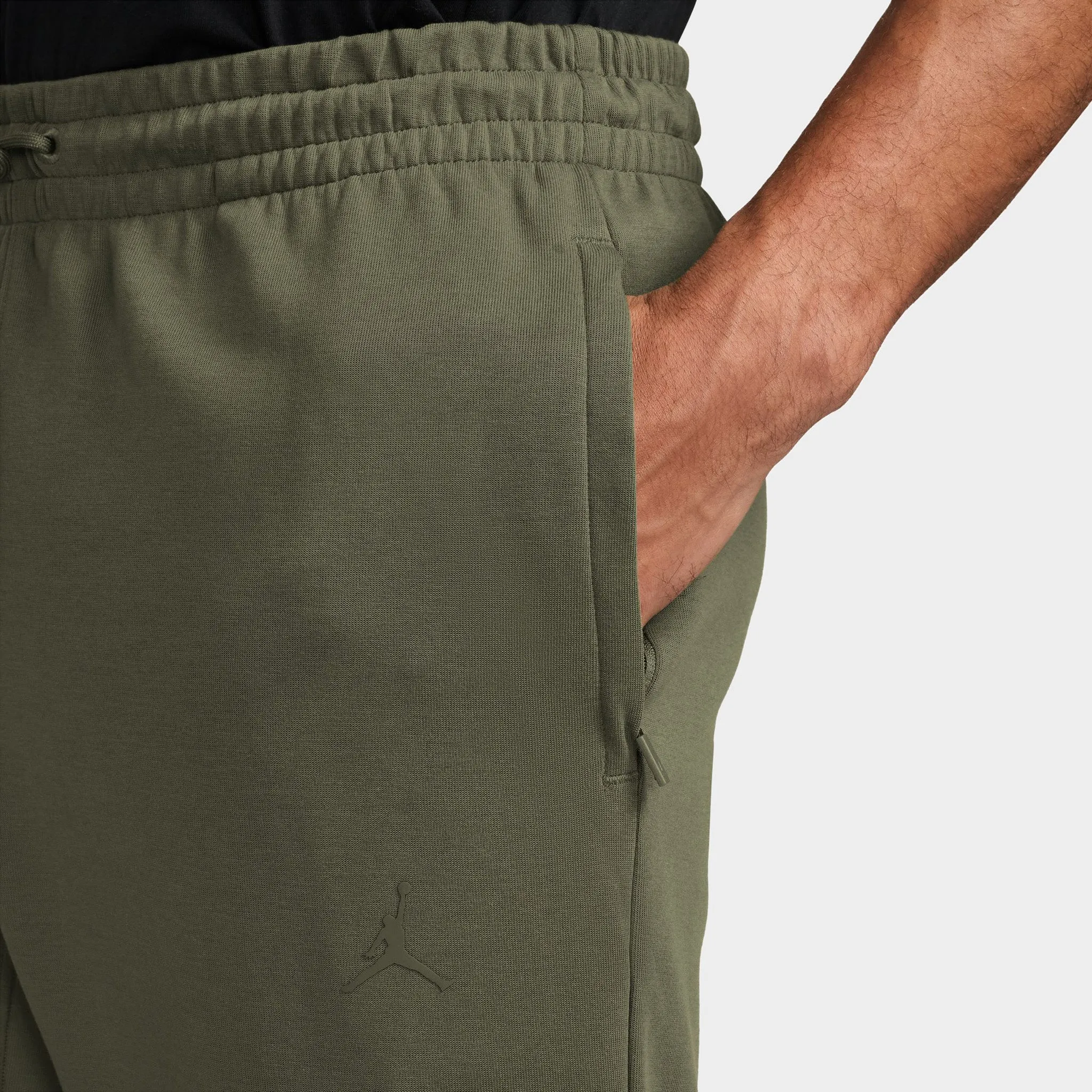 Jordan Sport Hoop Fleece Dri-FIT Pants Medium Olive / Cargo Khaki sold by JD Sports product image thumbnail 3