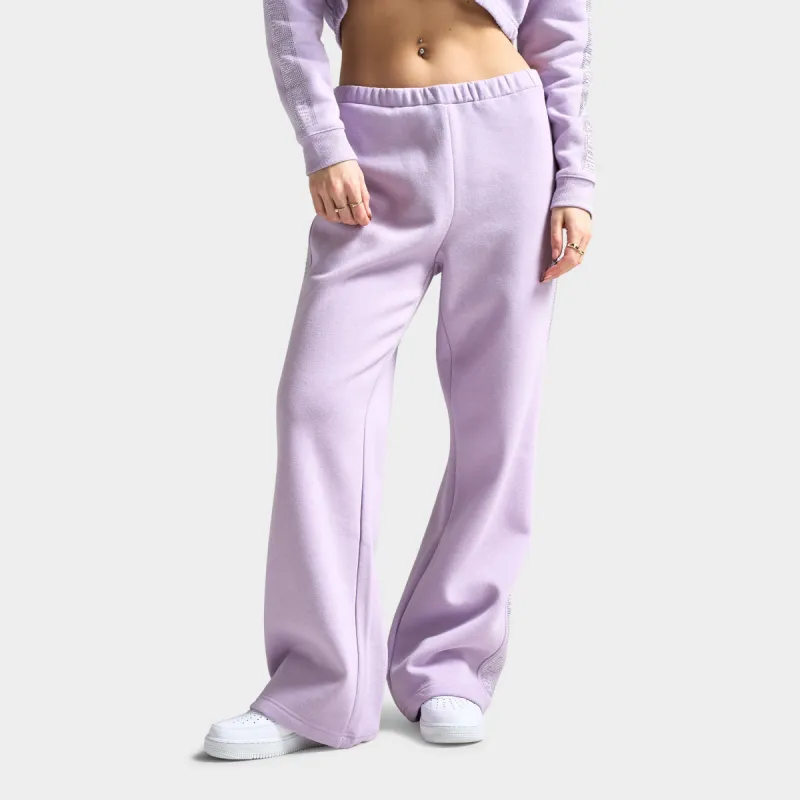 Juicy Couture Women's Fleece Wide Leg Pant / Orchid Petal sold by JD Sports