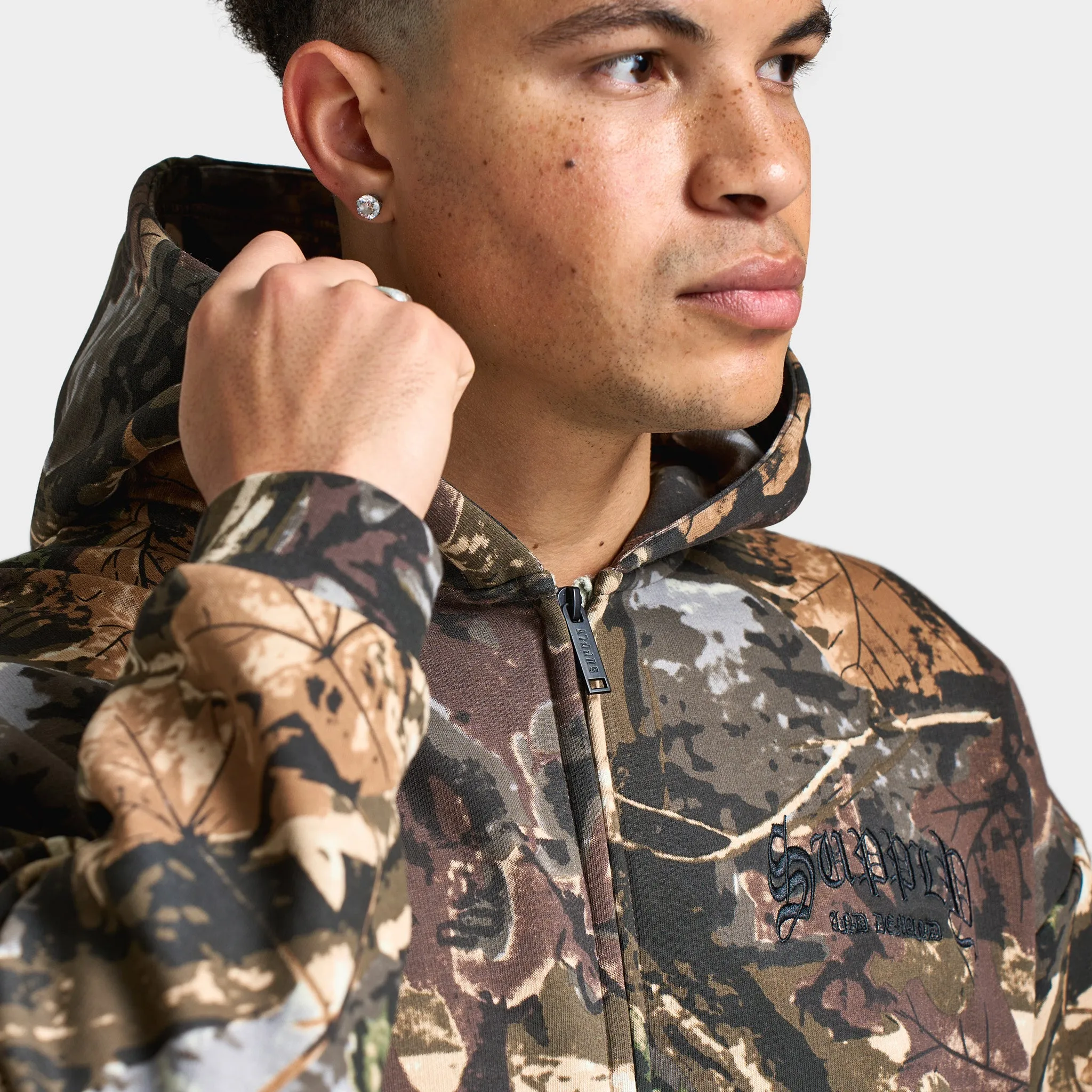 Supply & Demand Realtree Full Zip Hoodie / Vetiver sold by JD Sports product image thumbnail 4