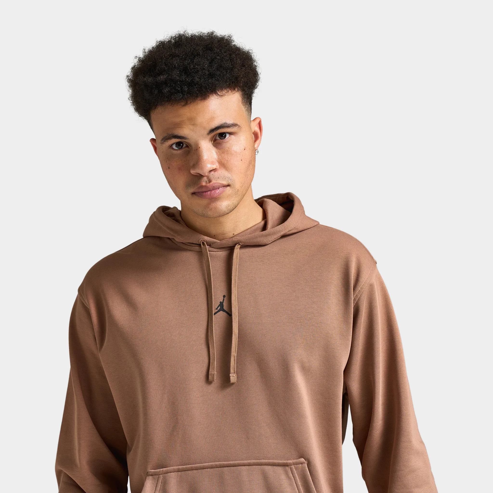 Jordan Dri-FIT Sport Crossover Fleece Pullover Hoodie Archaeo Brown / White sold by JD Sports product image thumbnail 3