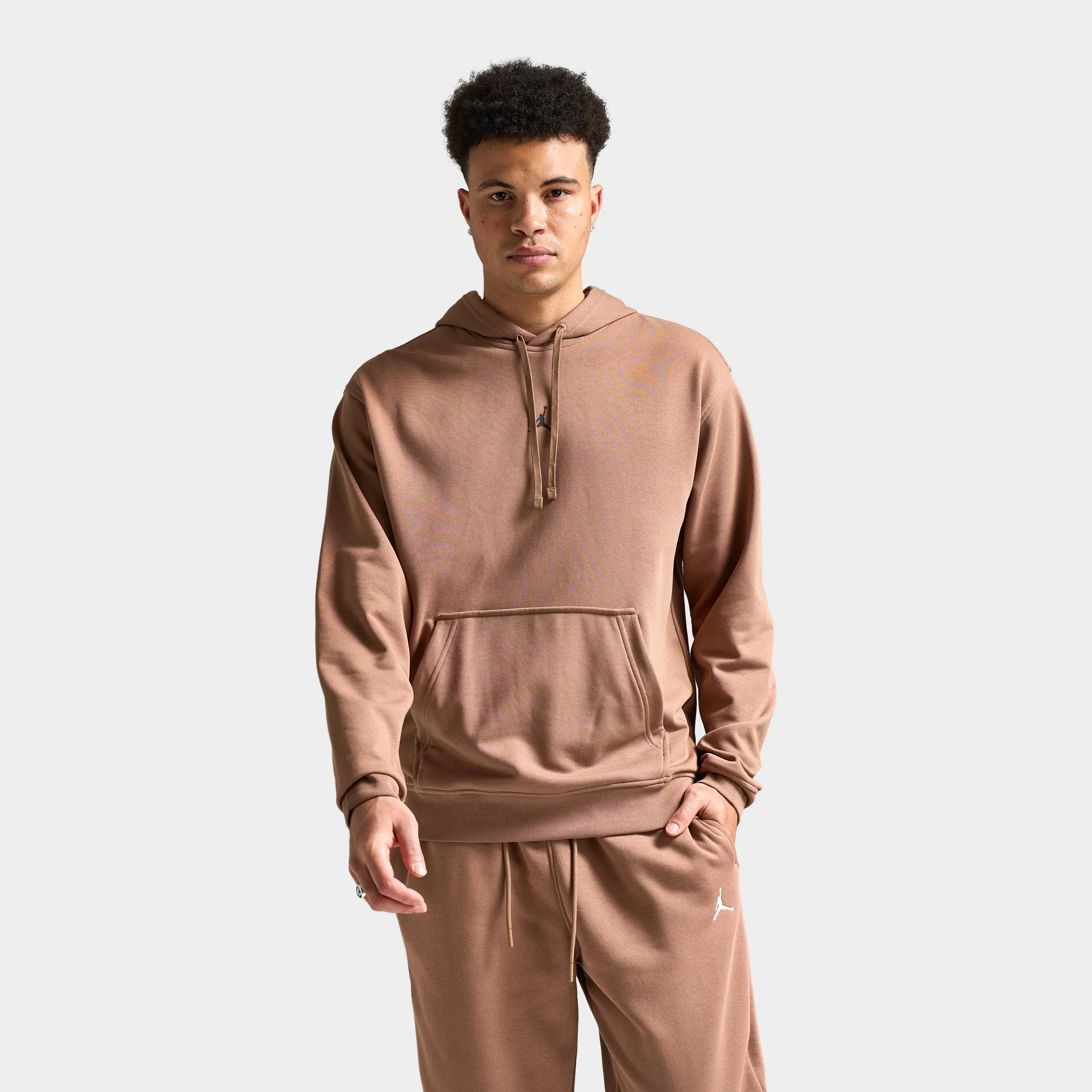 Jordan Dri-FIT Sport Crossover Fleece Pullover Hoodie Archaeo Brown / White sold by JD Sports