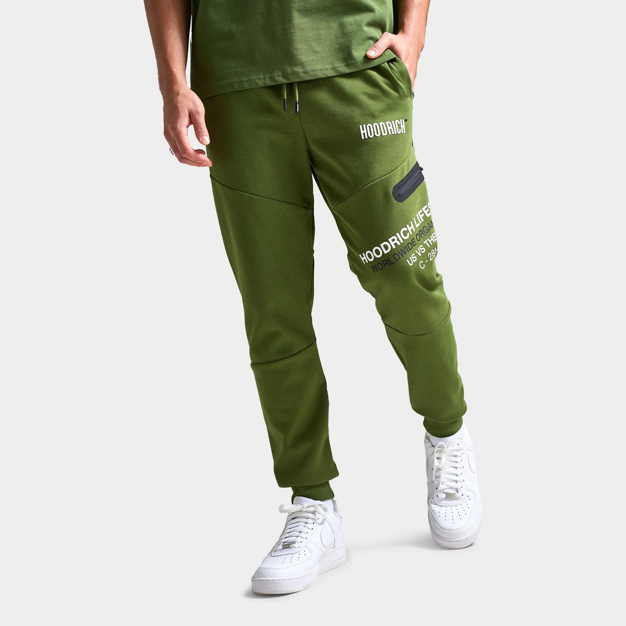 Hoodrich Circuit Jogger Chive / White - Black sold by JD Sports