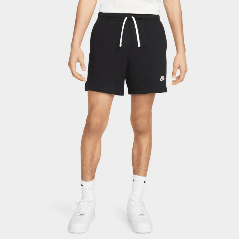Nike Club French Terry Flow Shorts Black / White - White sold by JD Sports