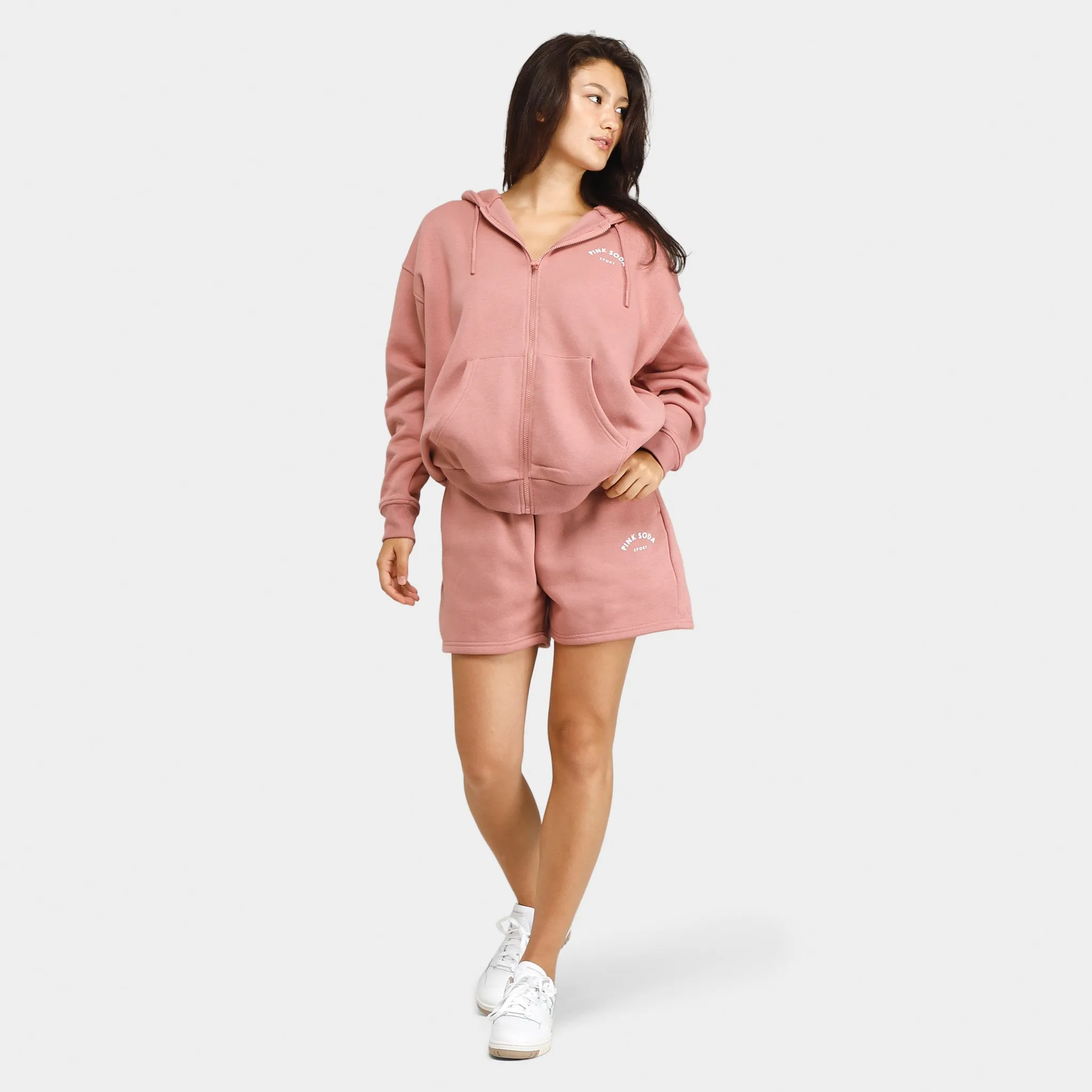 Pink Soda Sport Women's Vicente Full Zip Hoodie / Rose sold by JD Sports product image thumbnail 5