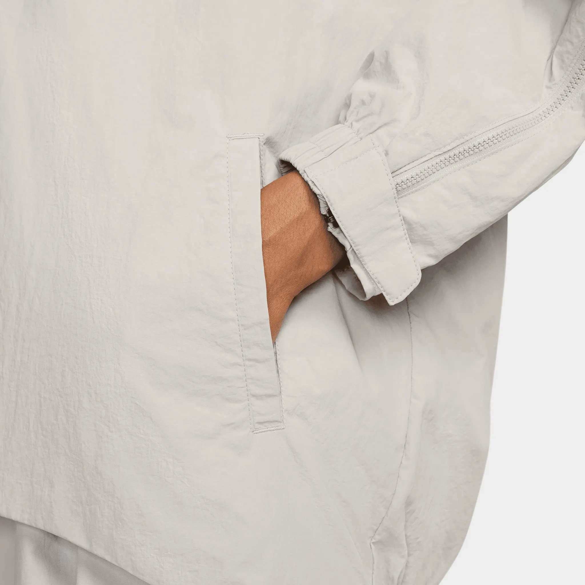 Nike Sportswear Women's Repel Zip Jacket Lt Iron Ore / White sold by JD Sports product image thumbnail 5