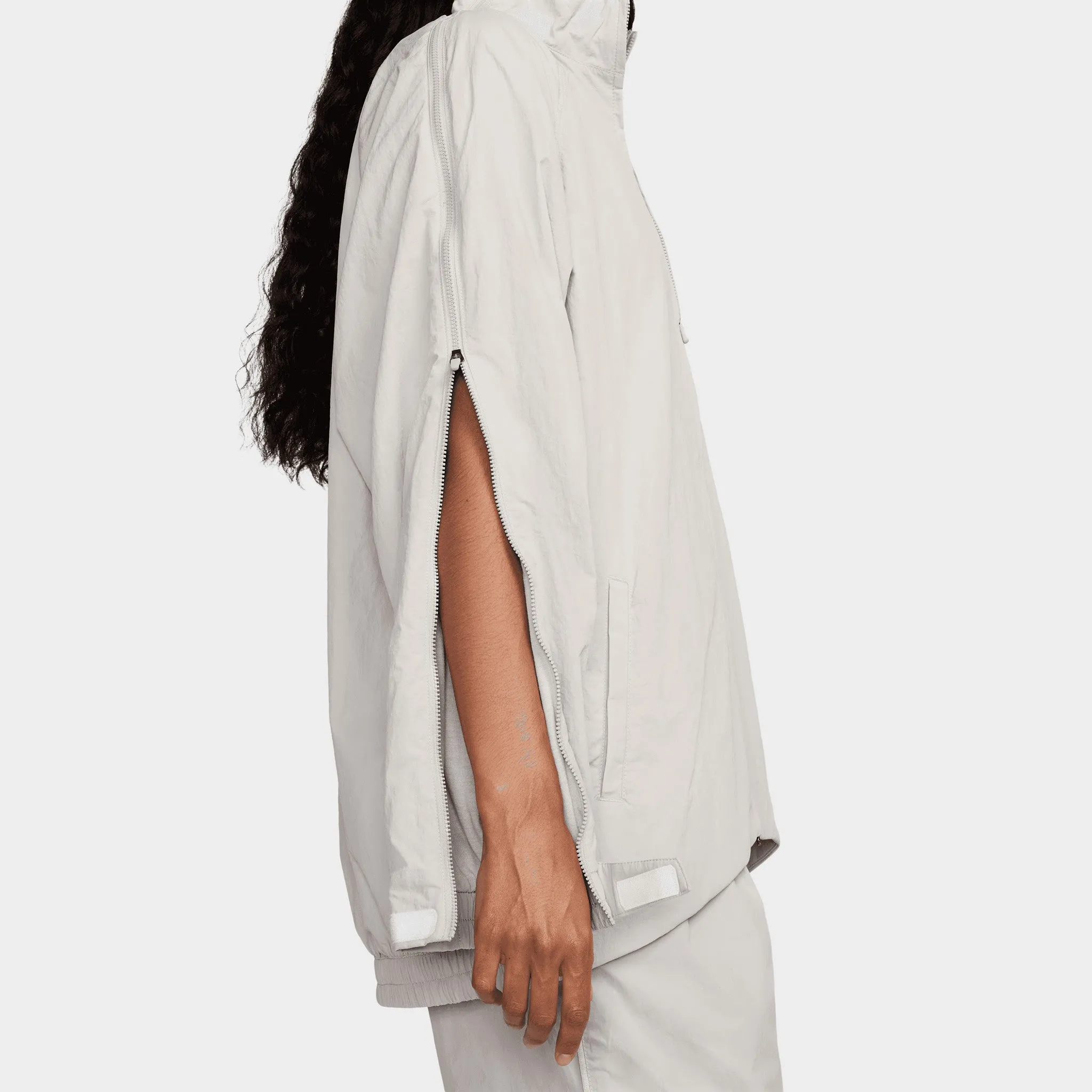 Nike Sportswear Women's Repel Zip Jacket Lt Iron Ore / White sold by JD Sports product image thumbnail 4