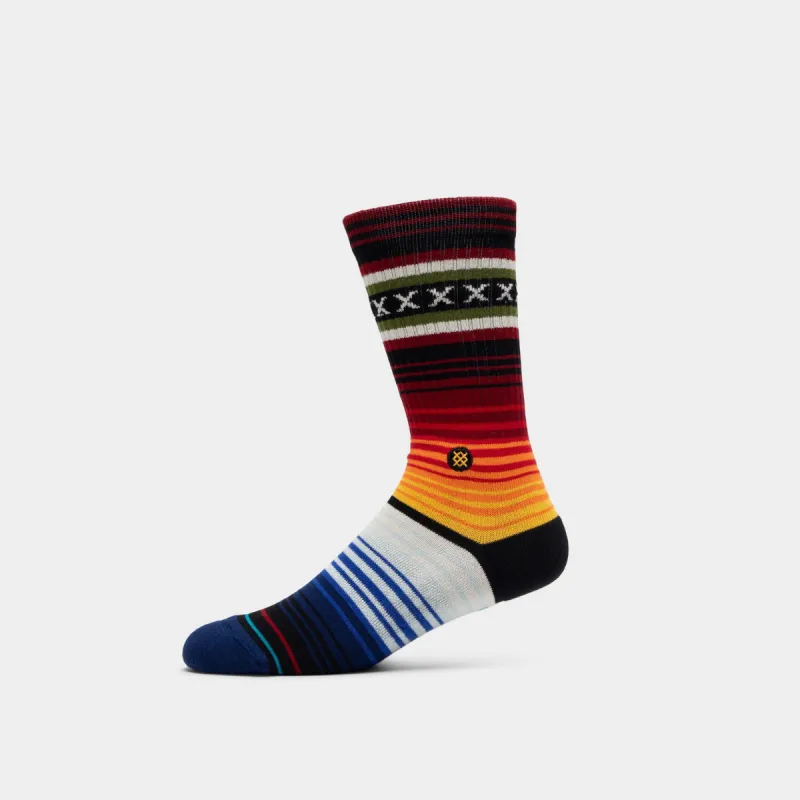 Stance Curren St Crew Socks / Red made by Stance