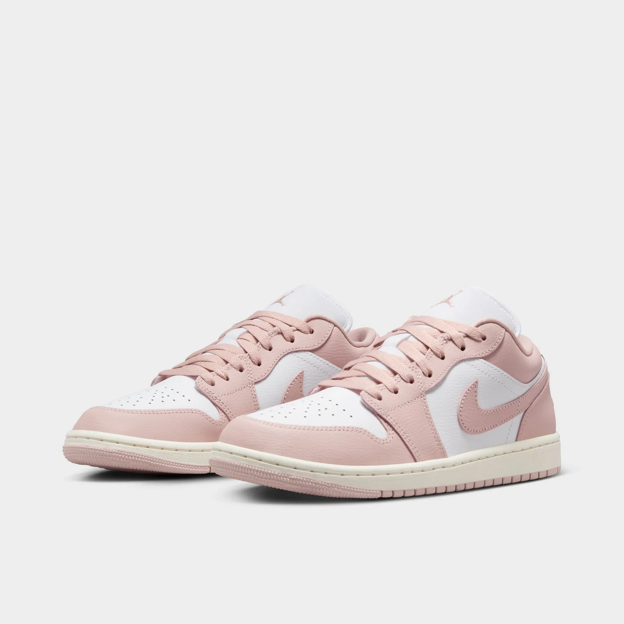 Jordan Women's 1 Low White / Pink Oxford - Sail sold by JD Sports product image thumbnail 2