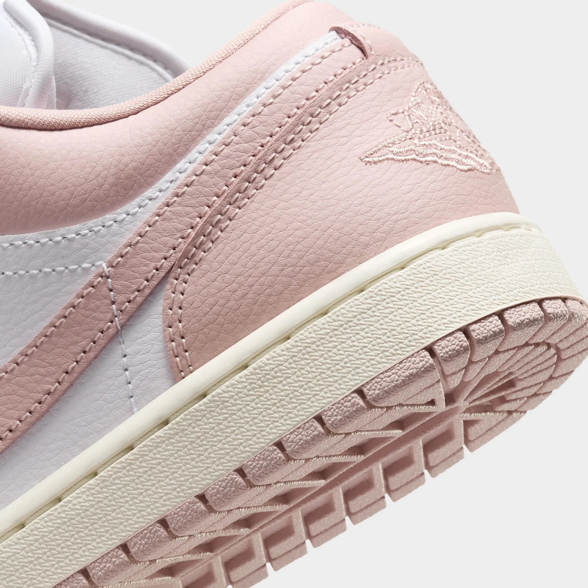 Jordan Women's 1 Low White / Pink Oxford - Sail sold by JD Sports product image thumbnail 4
