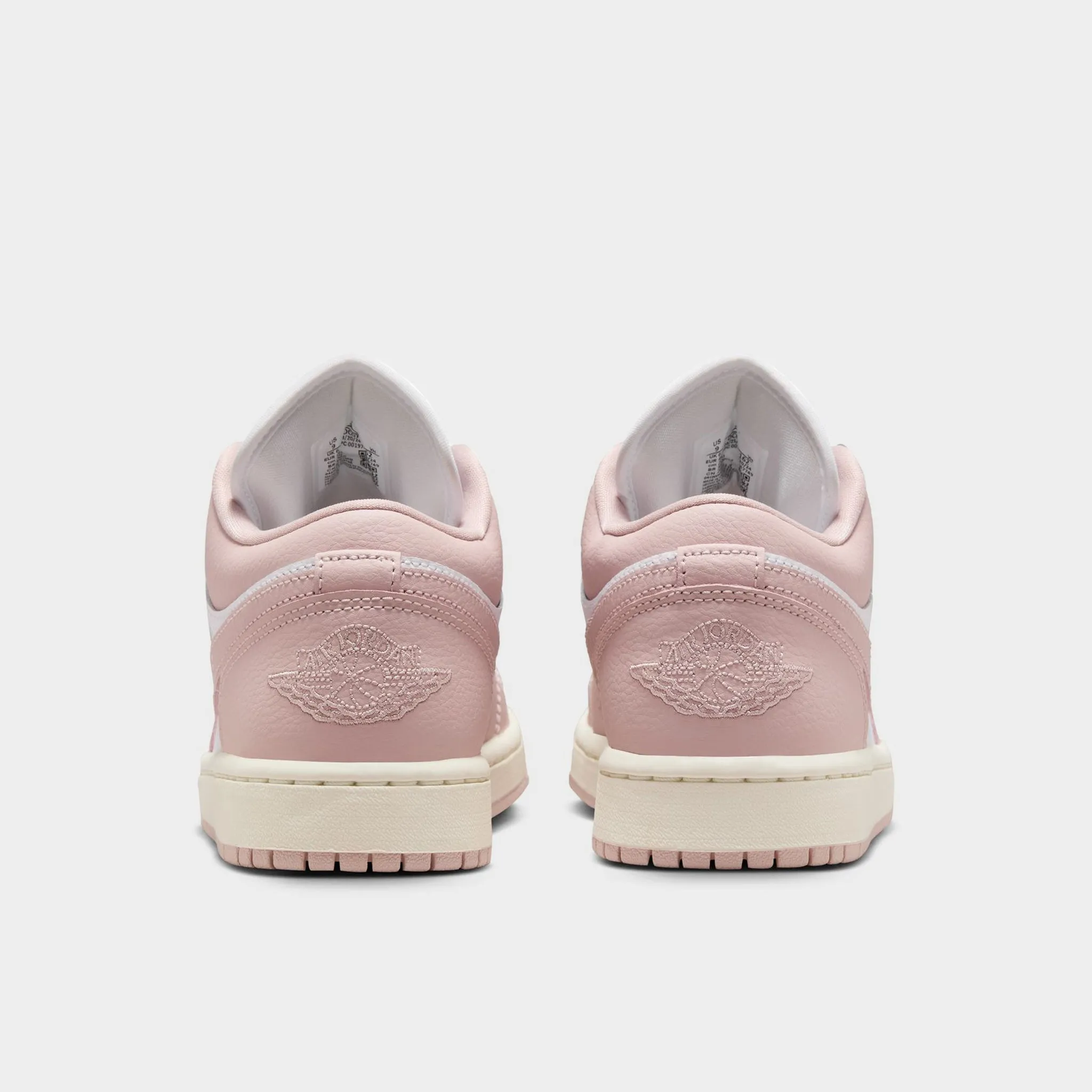 Jordan Women's 1 Low White / Pink Oxford - Sail sold by JD Sports product image thumbnail 5