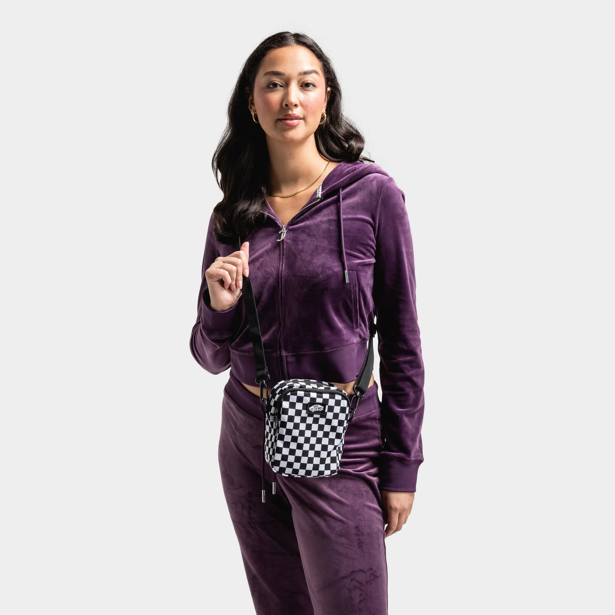 Vans Go Getter Crossbody Black / White Checkerboard sold by JD Sports