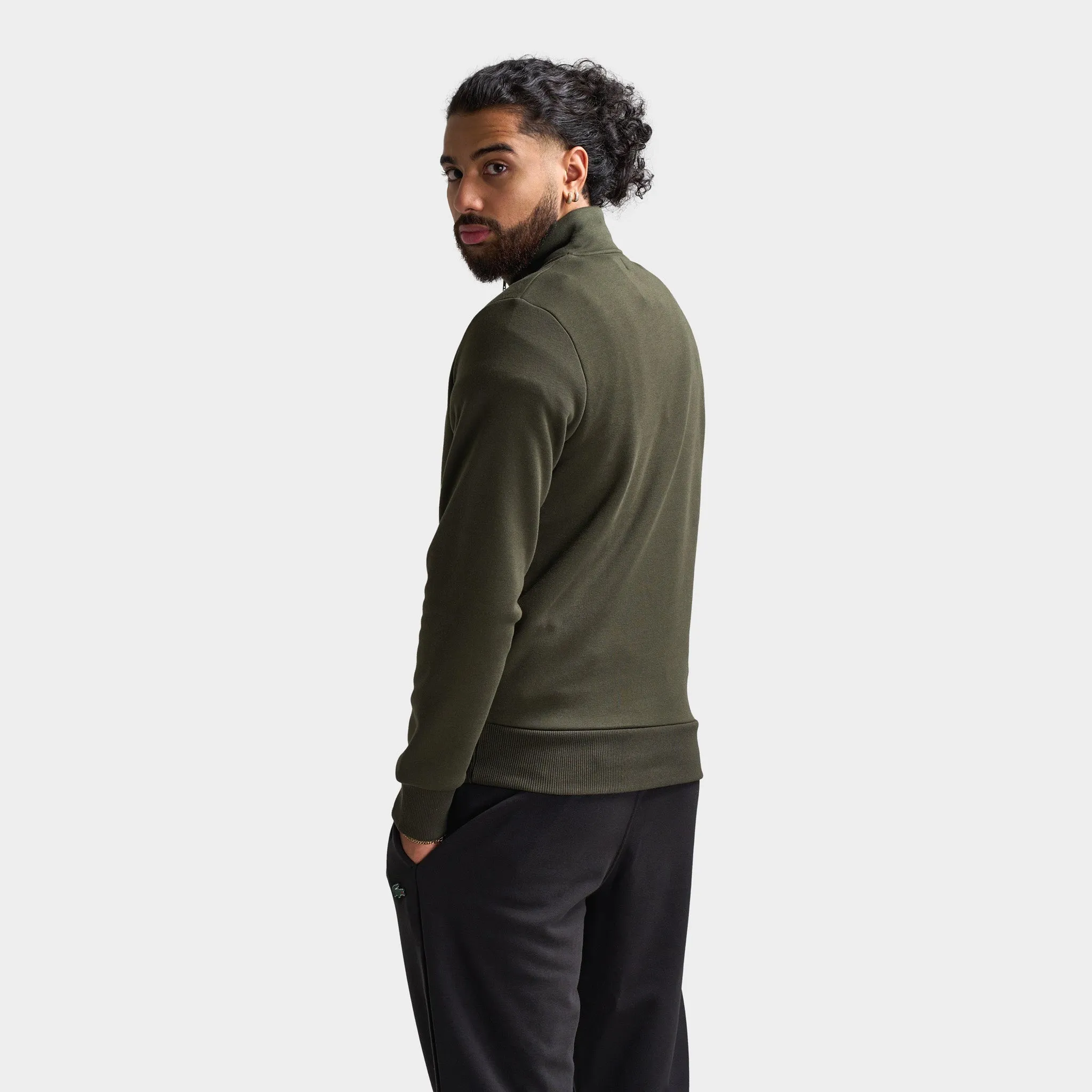 Fred Perry Badge Half Zip Sweatshirt / Hunting Green sold by JD Sports product image thumbnail 2